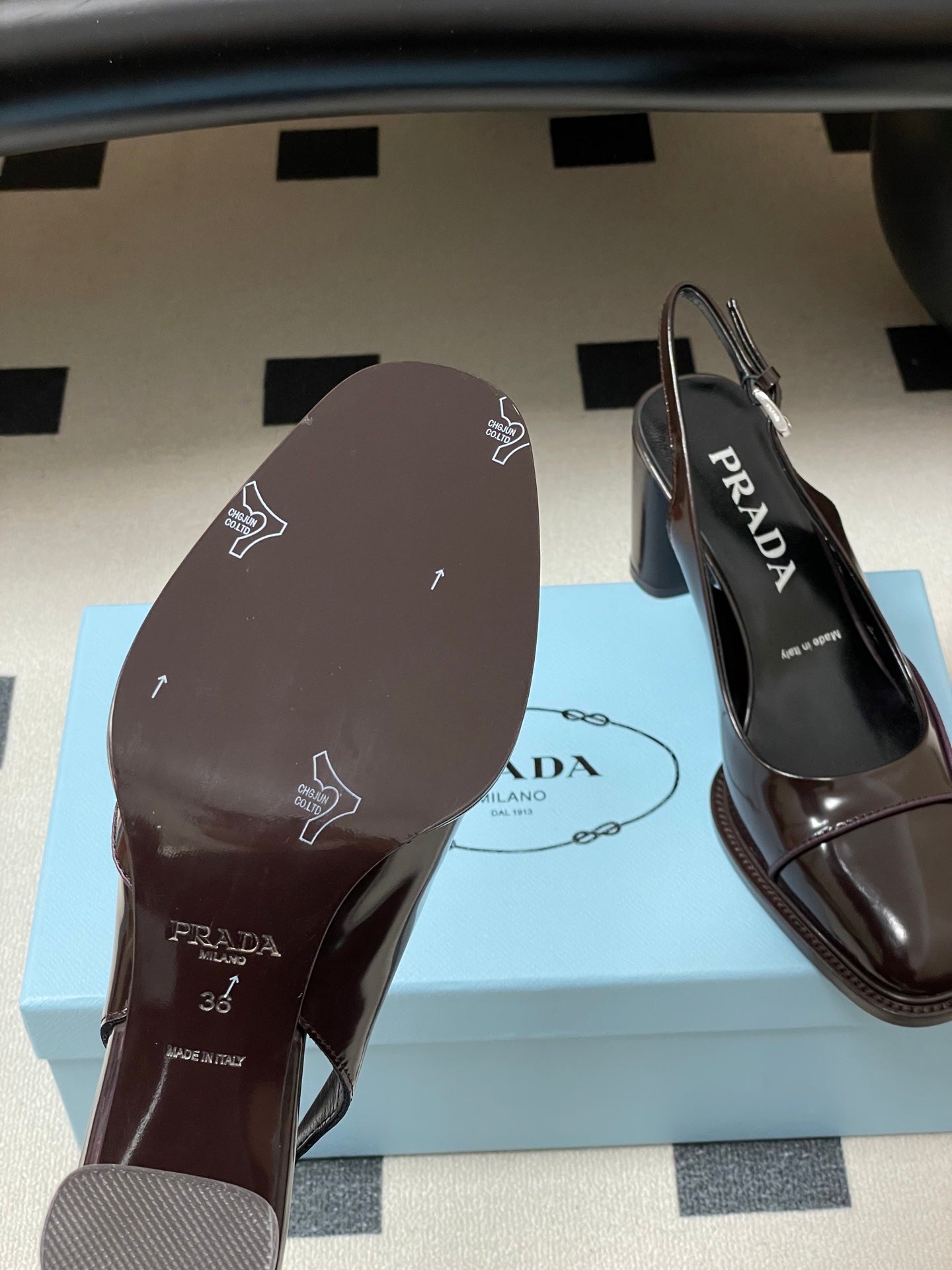 PRA 26SS Slingback 70 Chocolate Brown Cowhide 593845