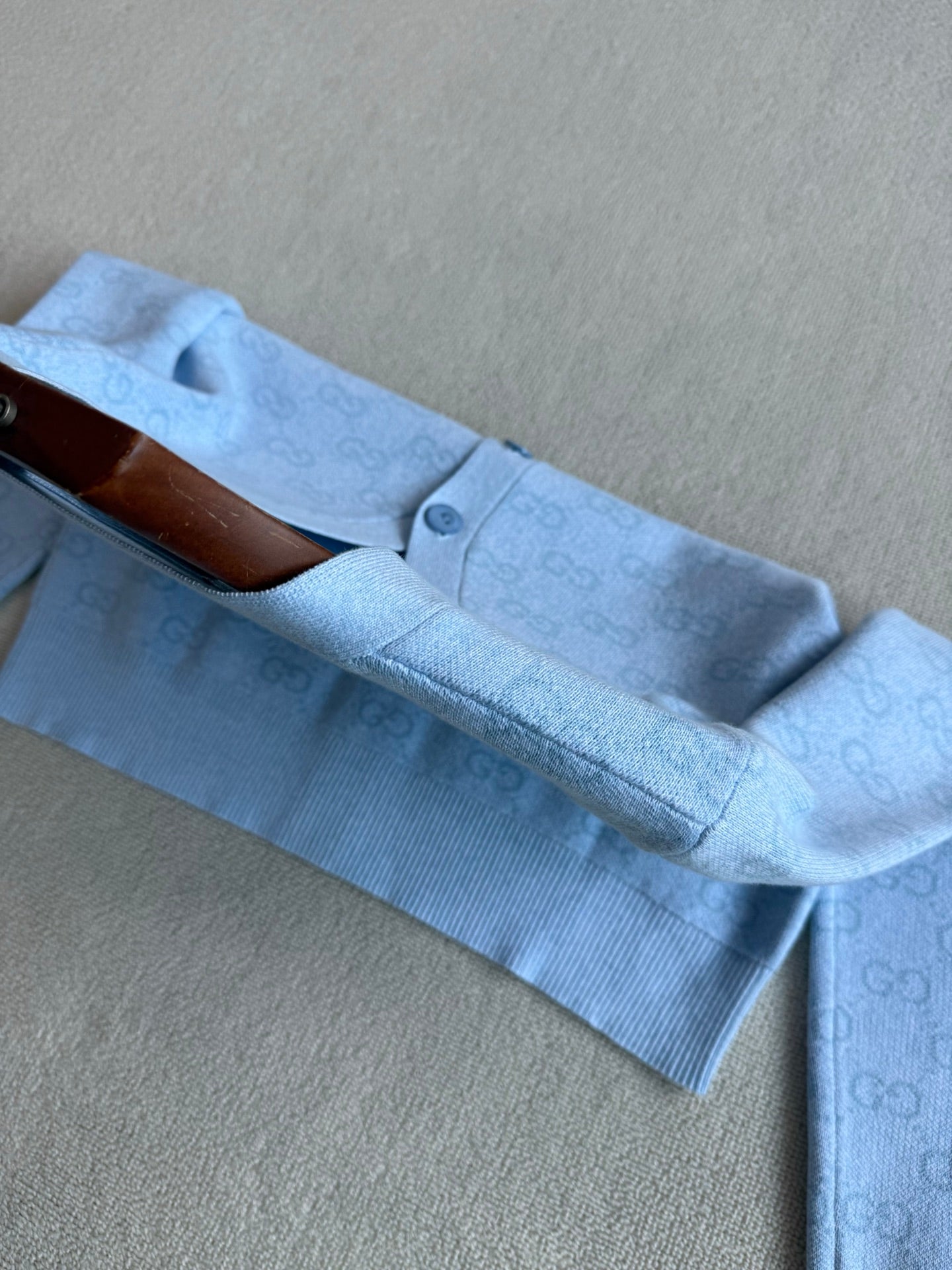 GG 25 Cardigan Blue Wool 0032