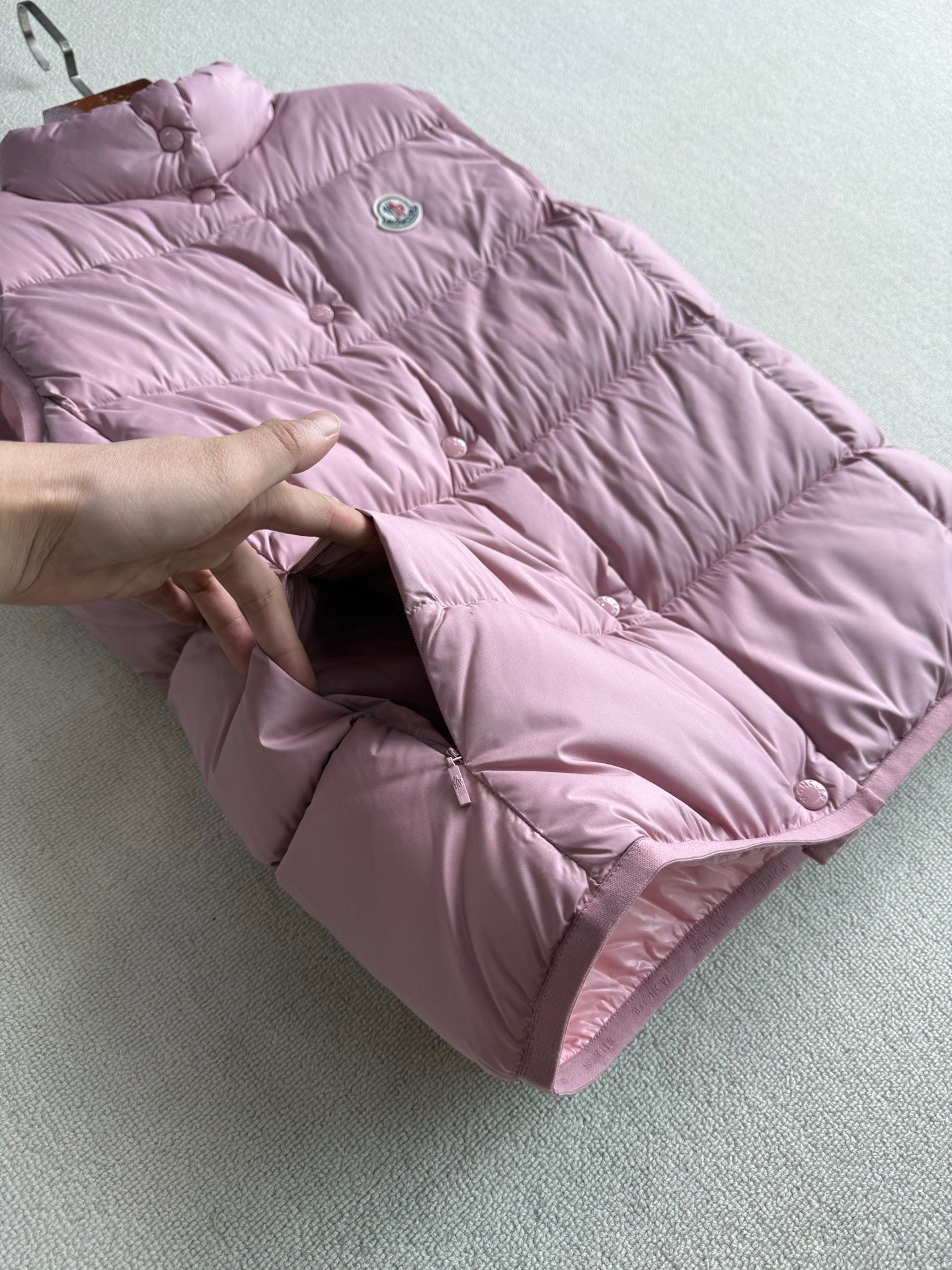 MC 2025 Down Vest Pink Nylon