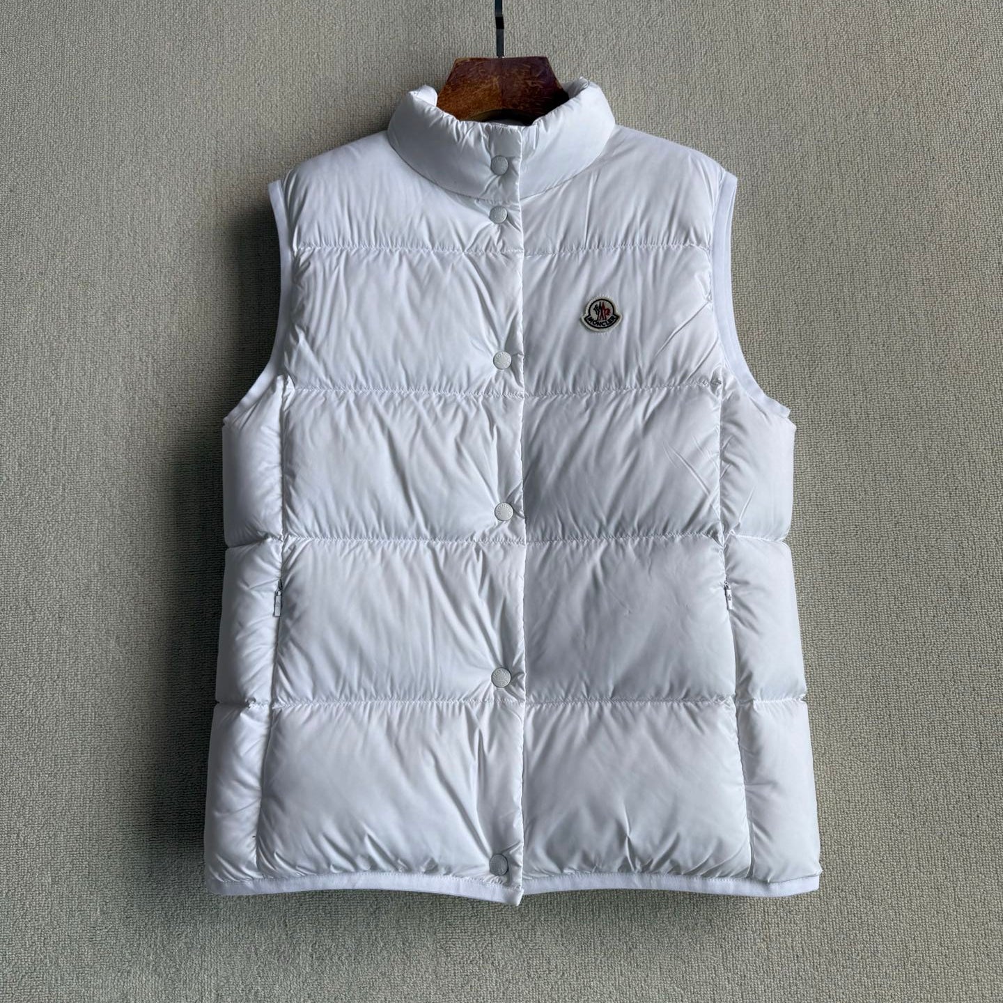 MC 2025 Down Vest White Nylon (Copy)