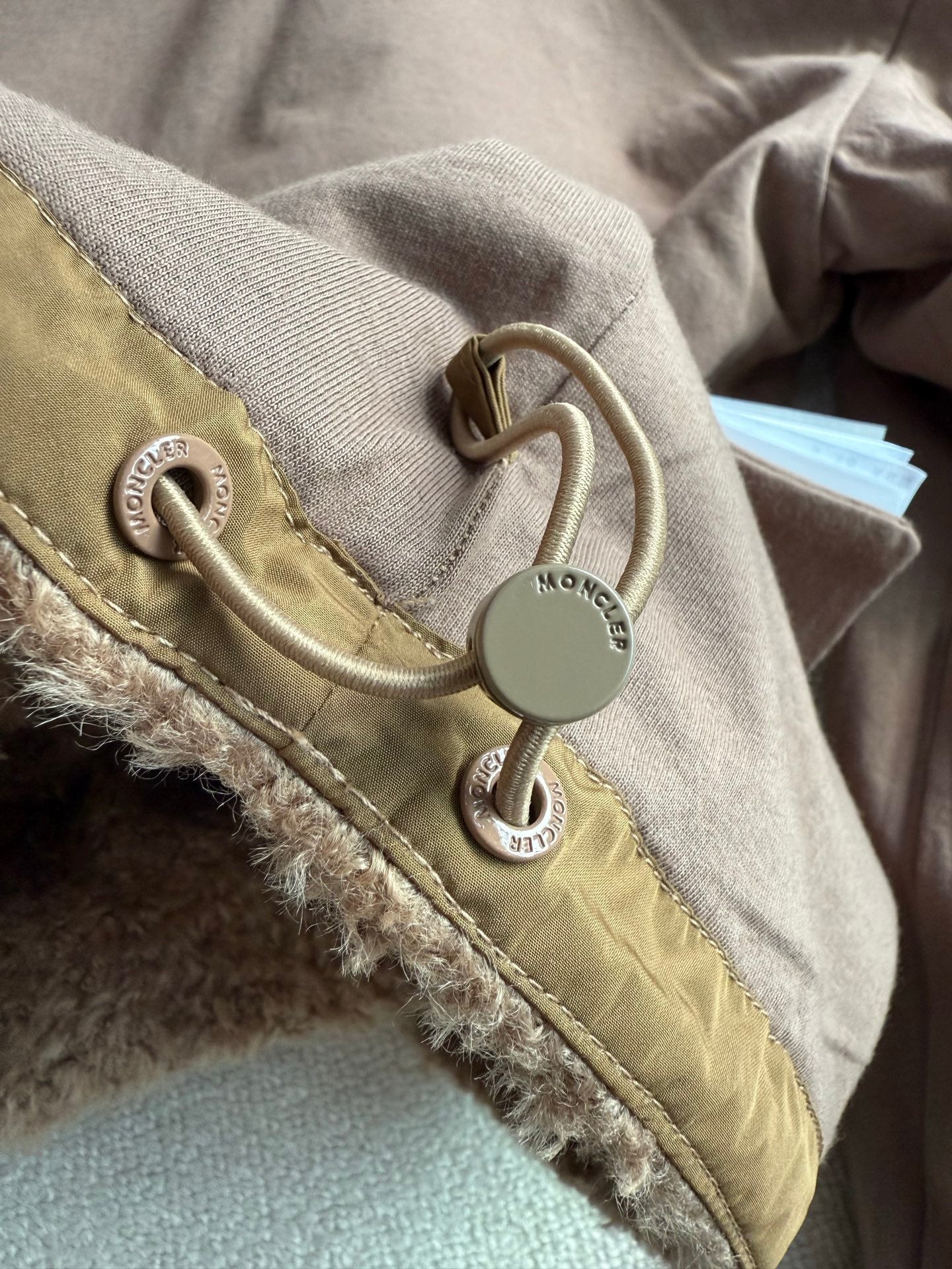 MC 2025 Sweatshirt Brown Teddy Felt Fabric