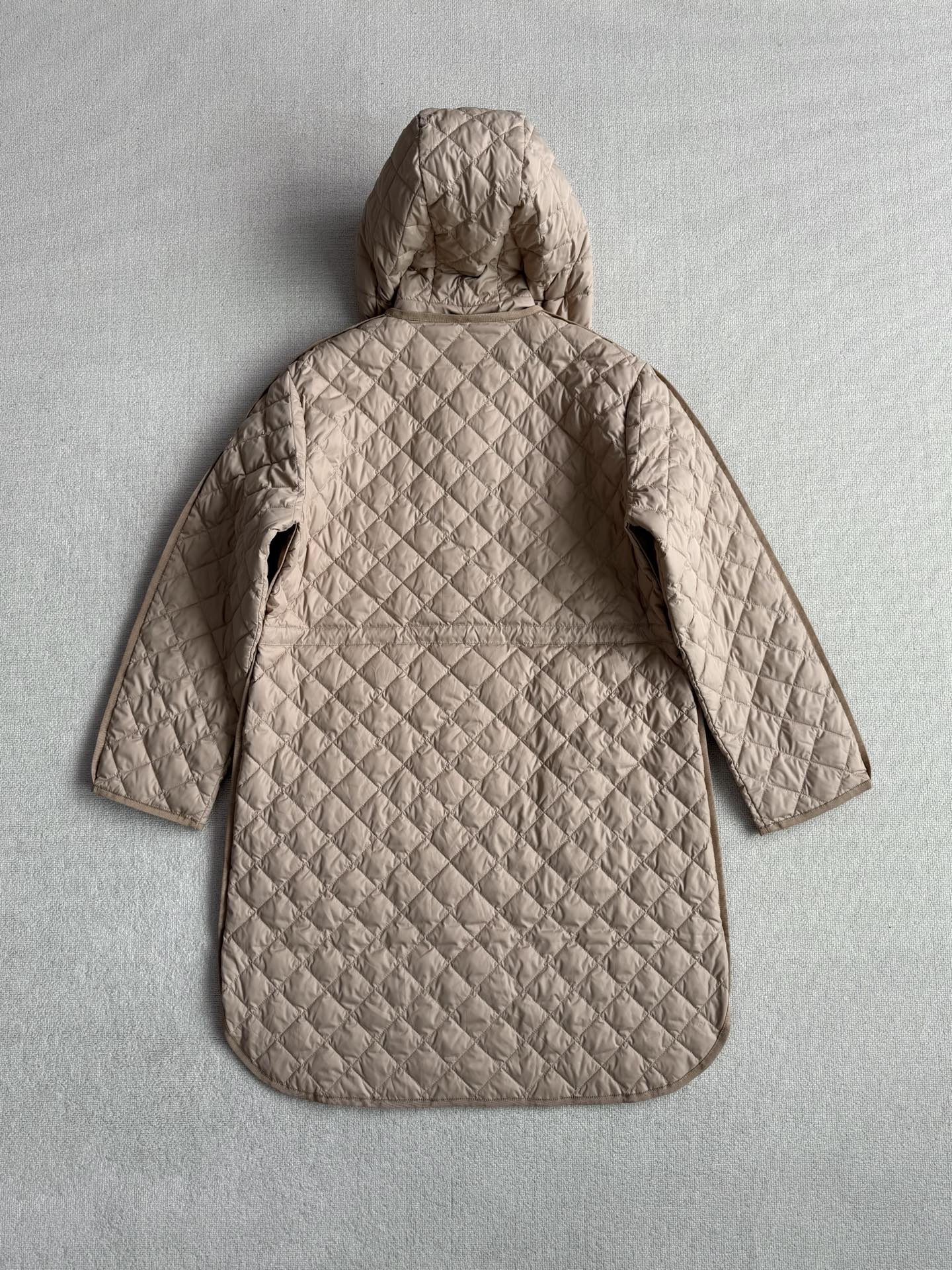 MC 2025 Long Coat With Cotton Legs Light Brown Polyester