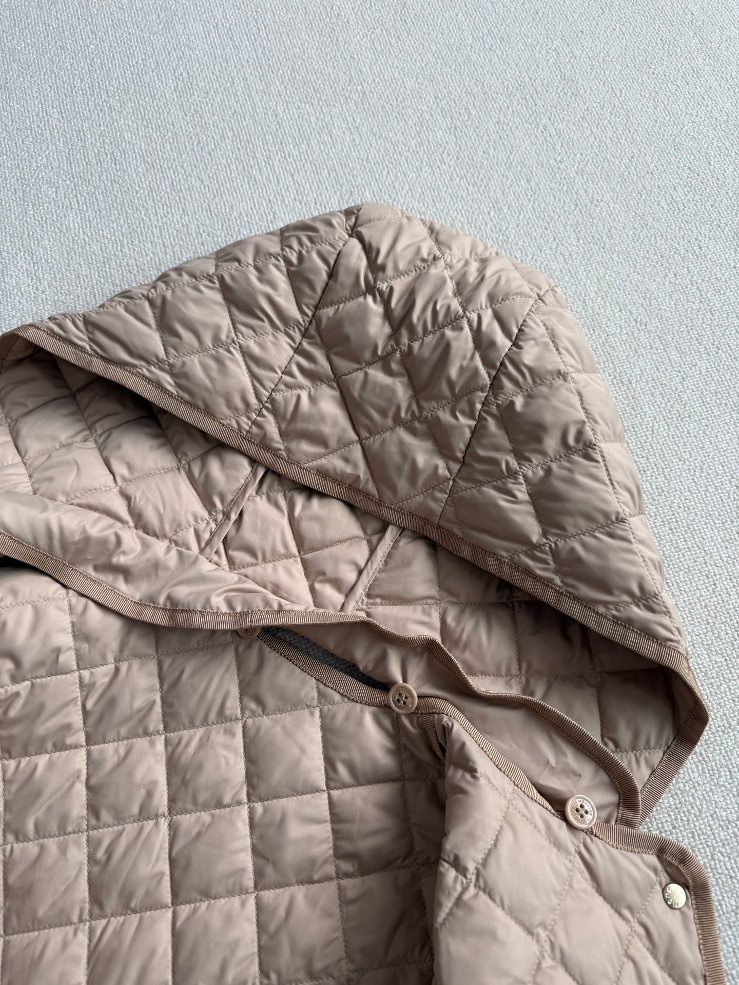 MC 2025 Long Coat With Cotton Legs Light Brown Polyester