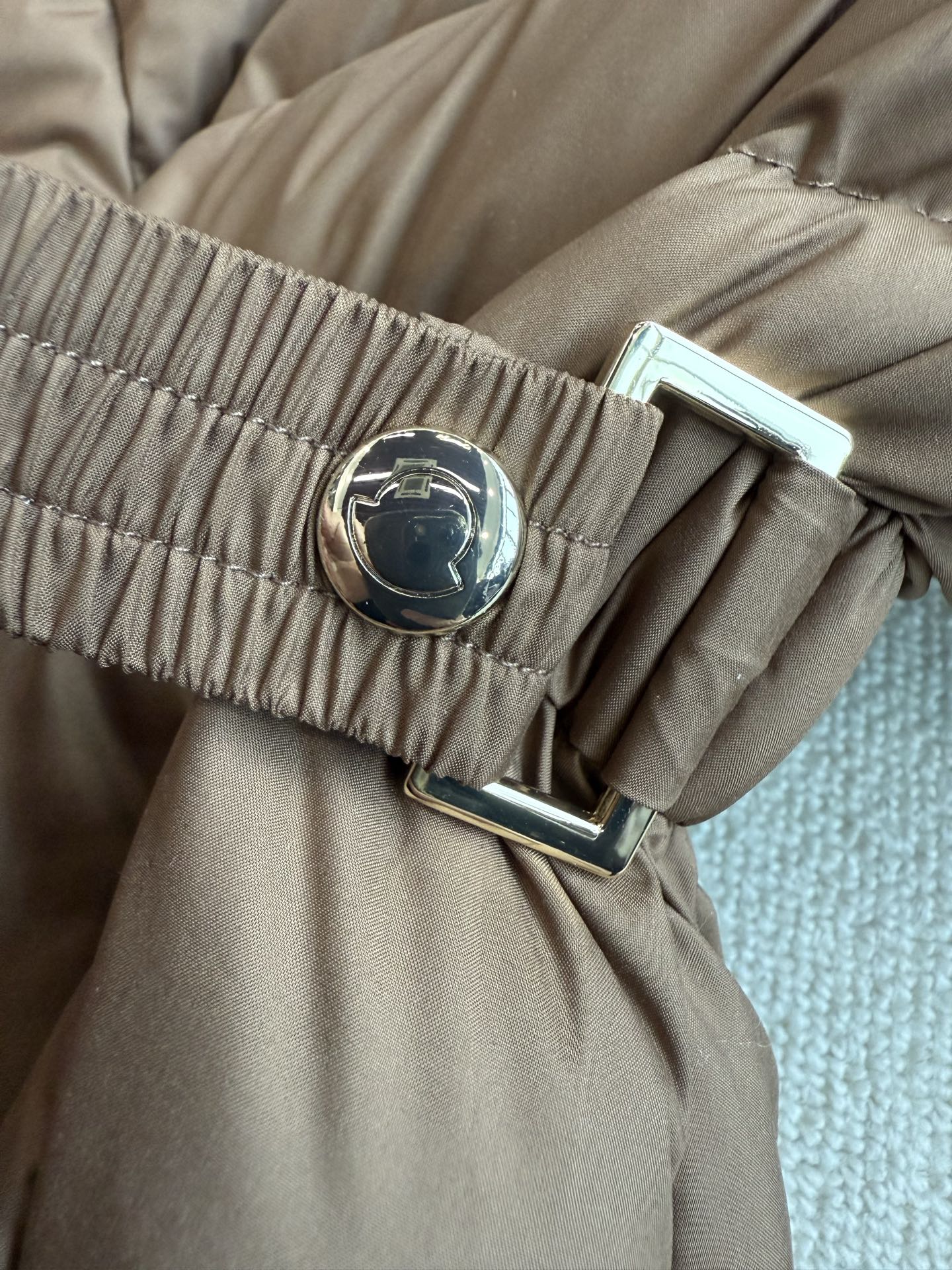 Moncler 2025 Courcelles Jacket Brown Down Polyester