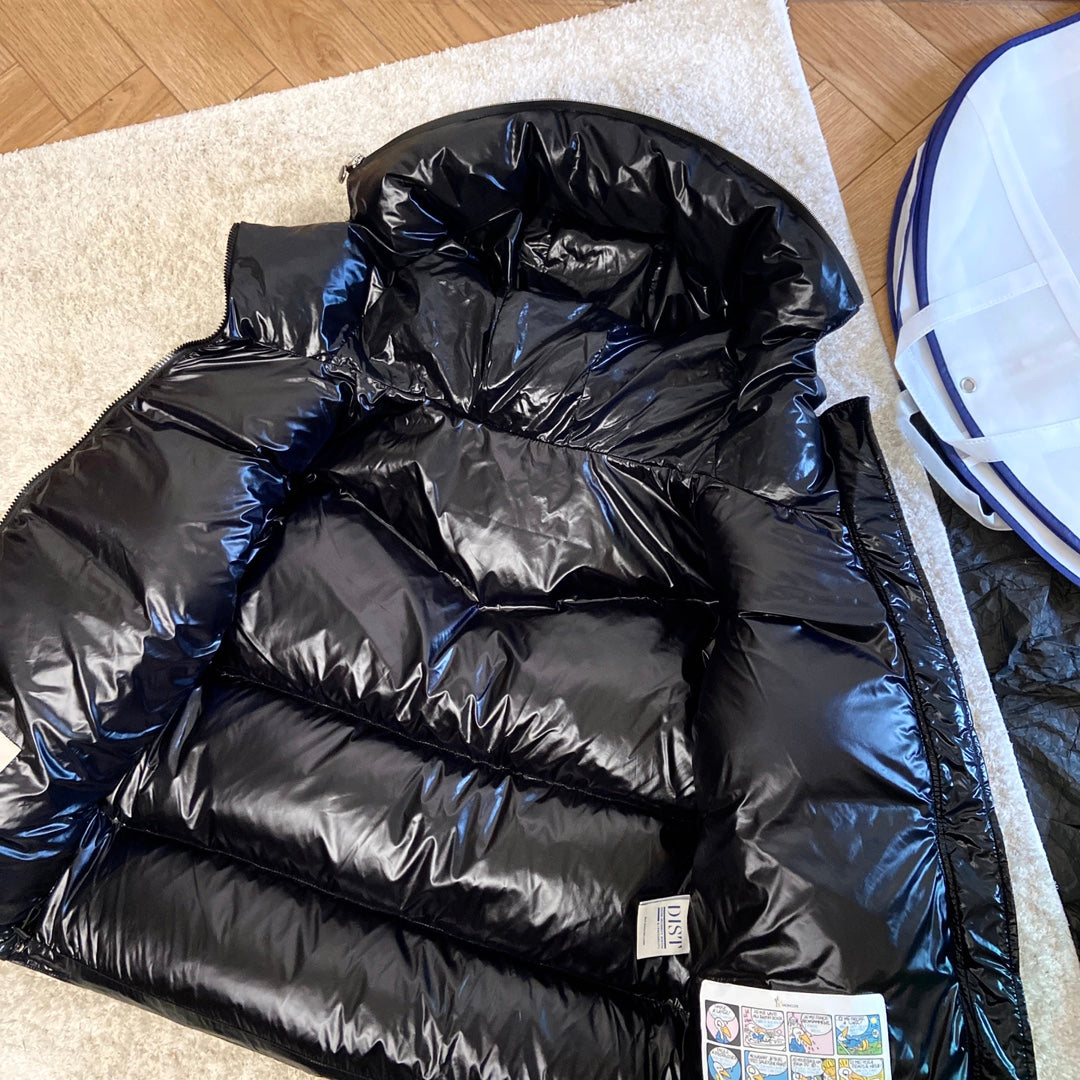 Moncler 2025 High-shine Padded Black Down Jacket