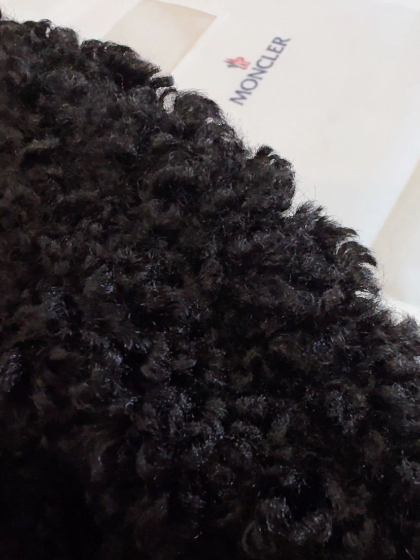 Moncler 2025 Castelnou Jacket Black Wool Down