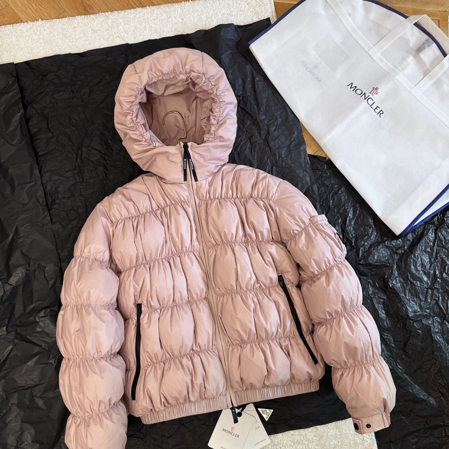 Moncler 2025 Medonte Jacket Pink Polyester Down