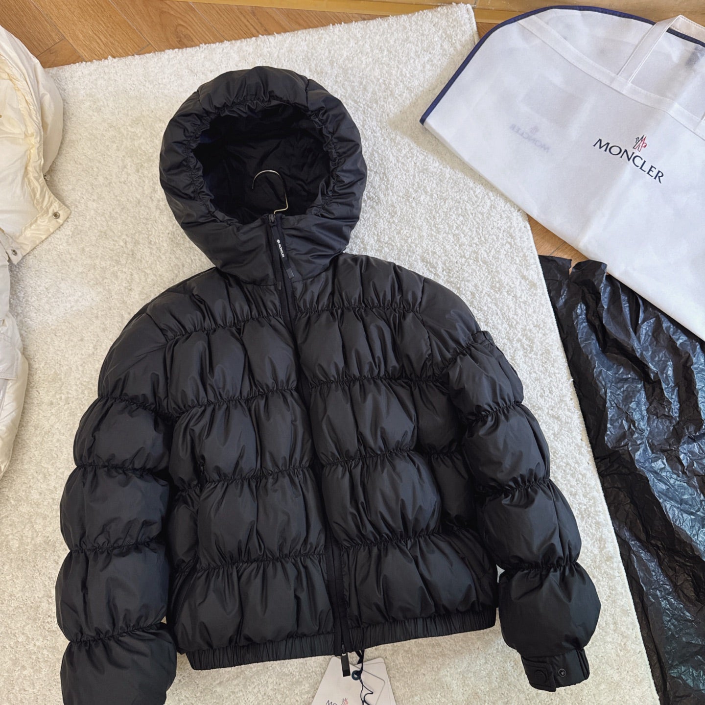 Moncler 2025 Medonte Jacket Black Polyester Down