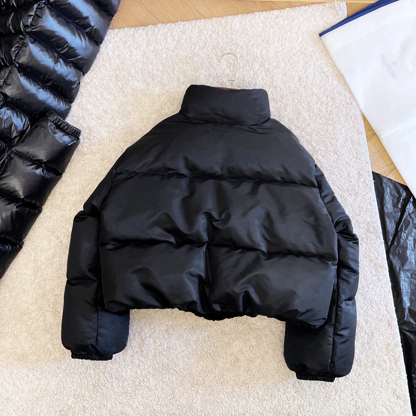 Moncler 2025 Vissec Jacket Black Nylon Down