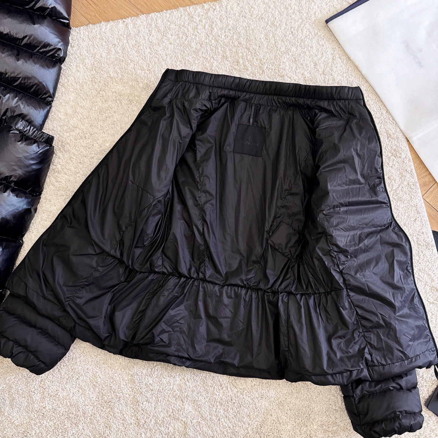 Moncler 2025 Verrerie Quilted Jacket Black Nylon Down