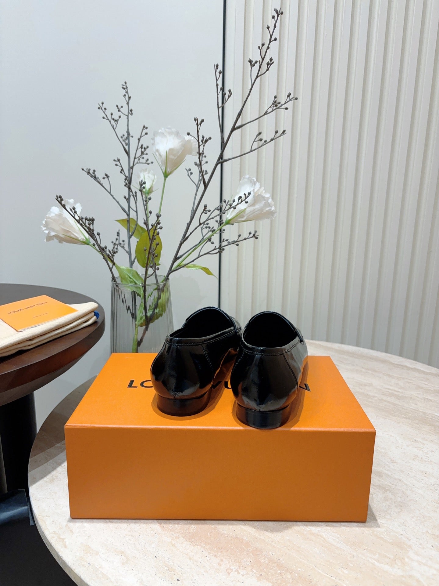 LV Soho Loafers Glossy Black Calfskin