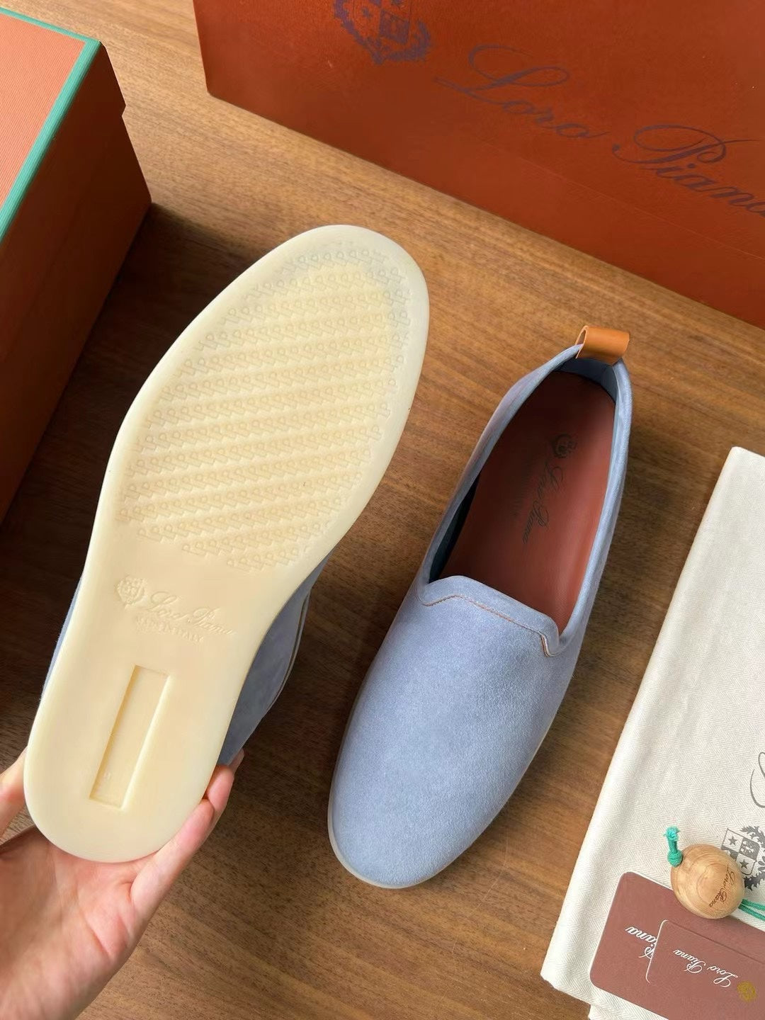 LP VENICE WALK LOAFERS SAPPHIRE SUEDE