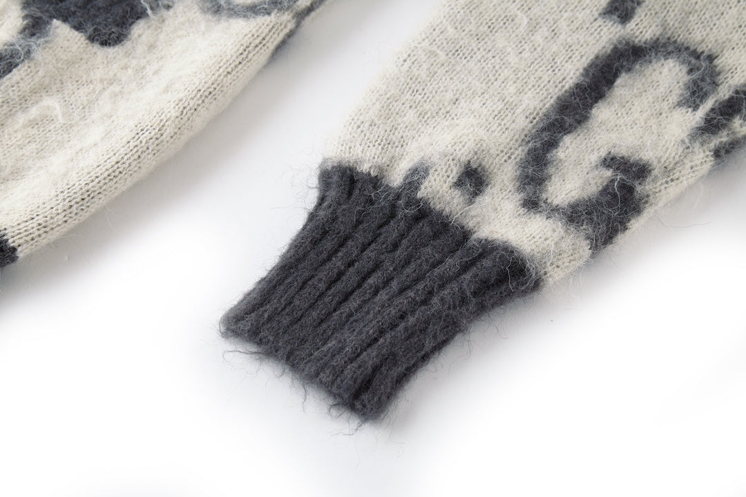 GG 25 Double-sided cardigan Grey Cashmere 0010