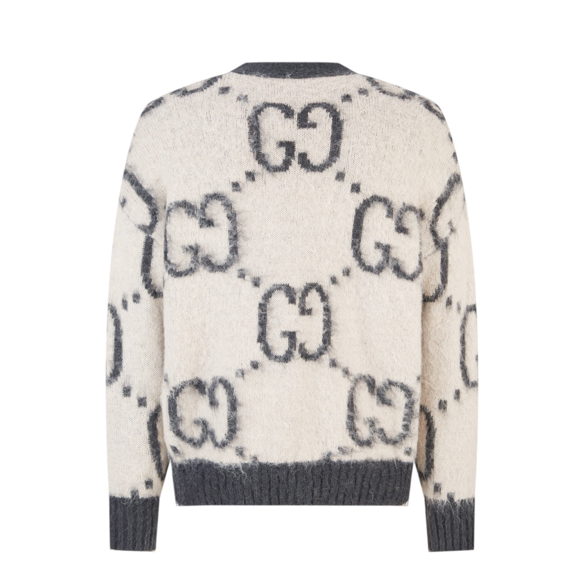 GG 25 Double-sided cardigan Grey Cashmere 0010