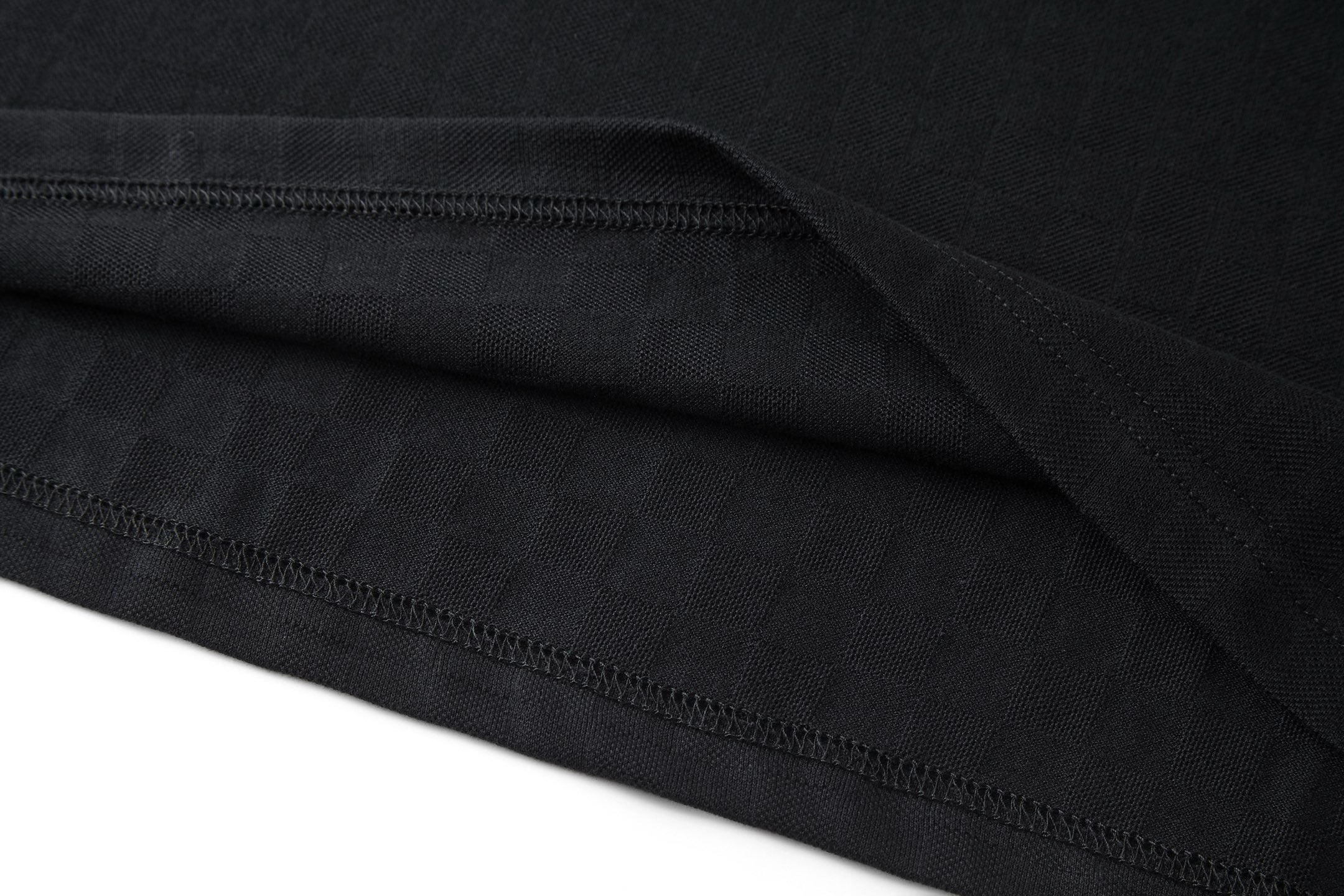 LV Double Sided Logo T-Shirt Black Cotton