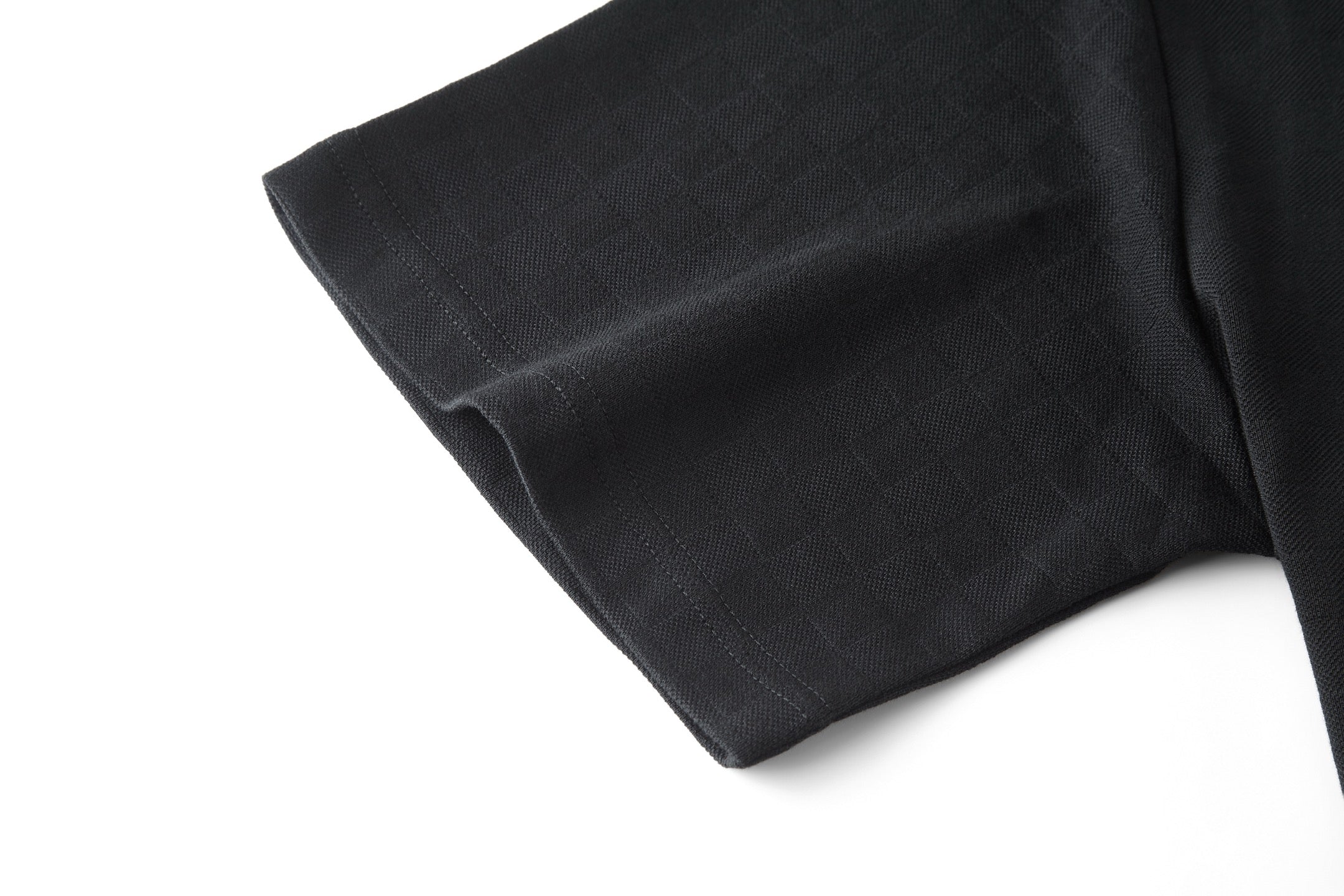 LV Double Sided Logo T-Shirt Black Cotton