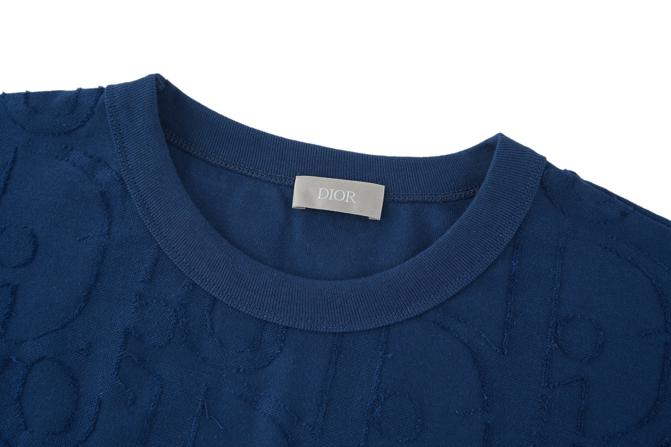 CD 25 Short-sleeved T-shirt Blue Cotton