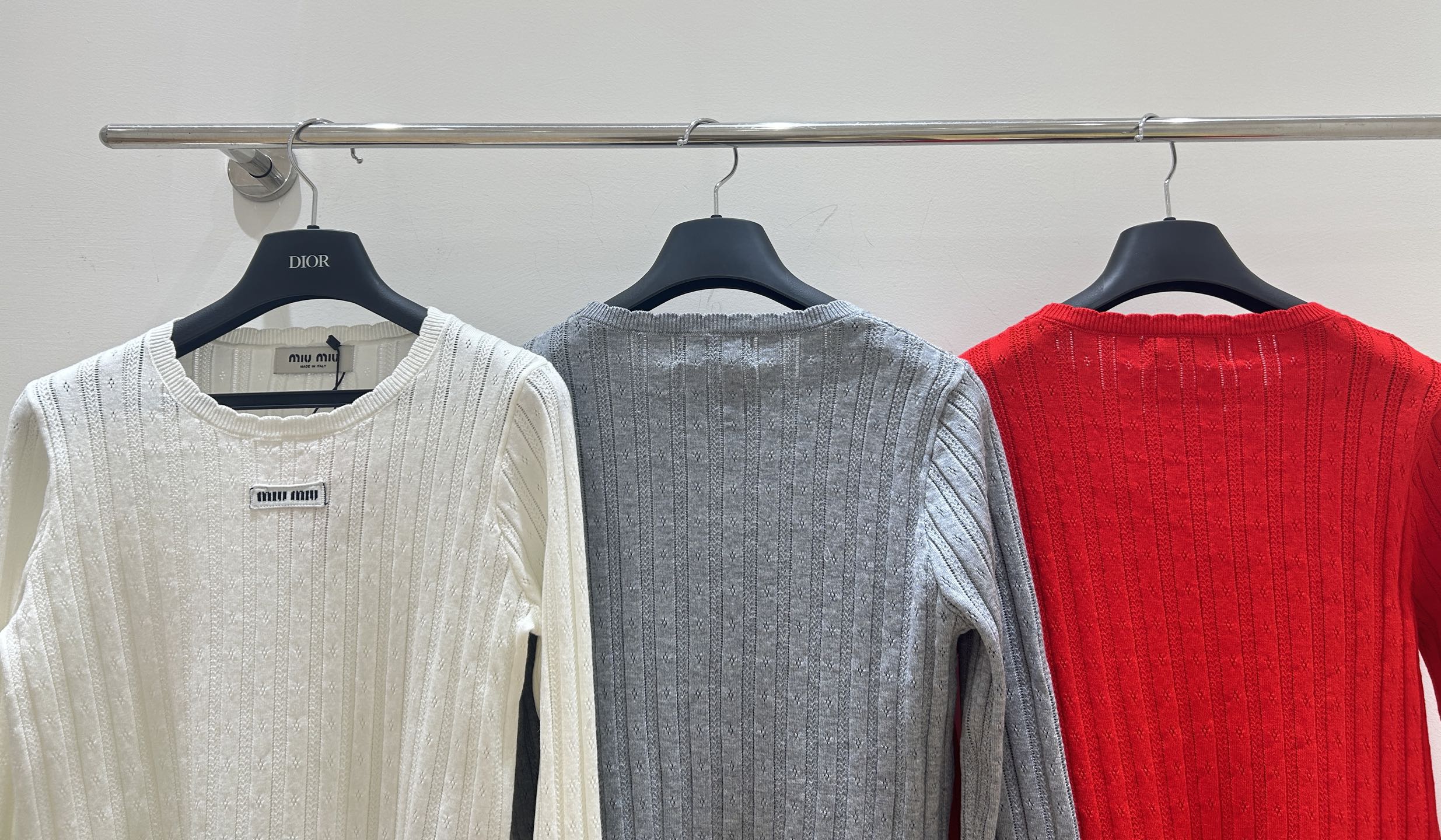 Miumiu 2025 Cable-knit Sweater Wool