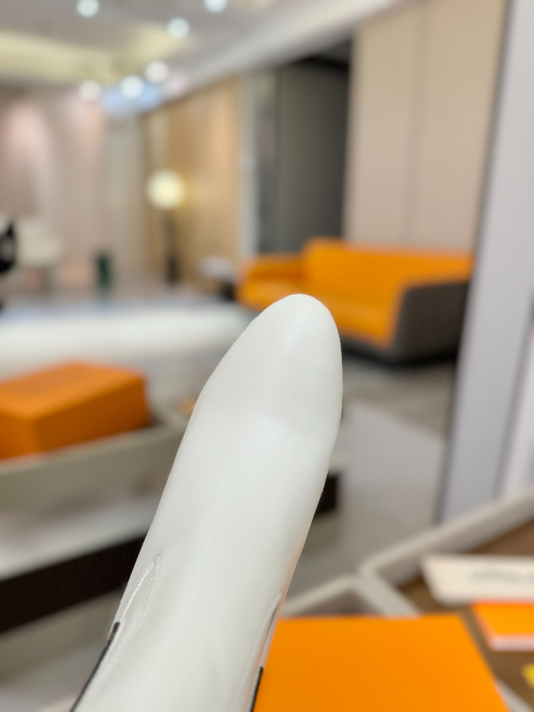 LV 25 Runway Ankle Boots 95 White Monogram Brown Calfskin 573858