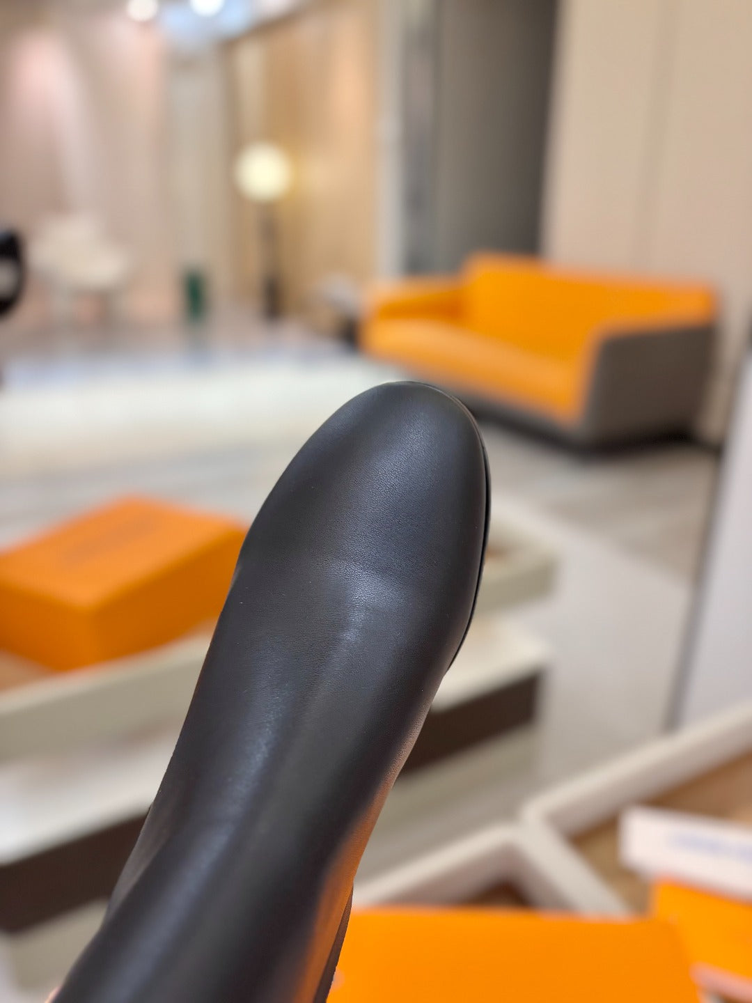 LV Ankle Boots 75 Black Sheepskin 573727