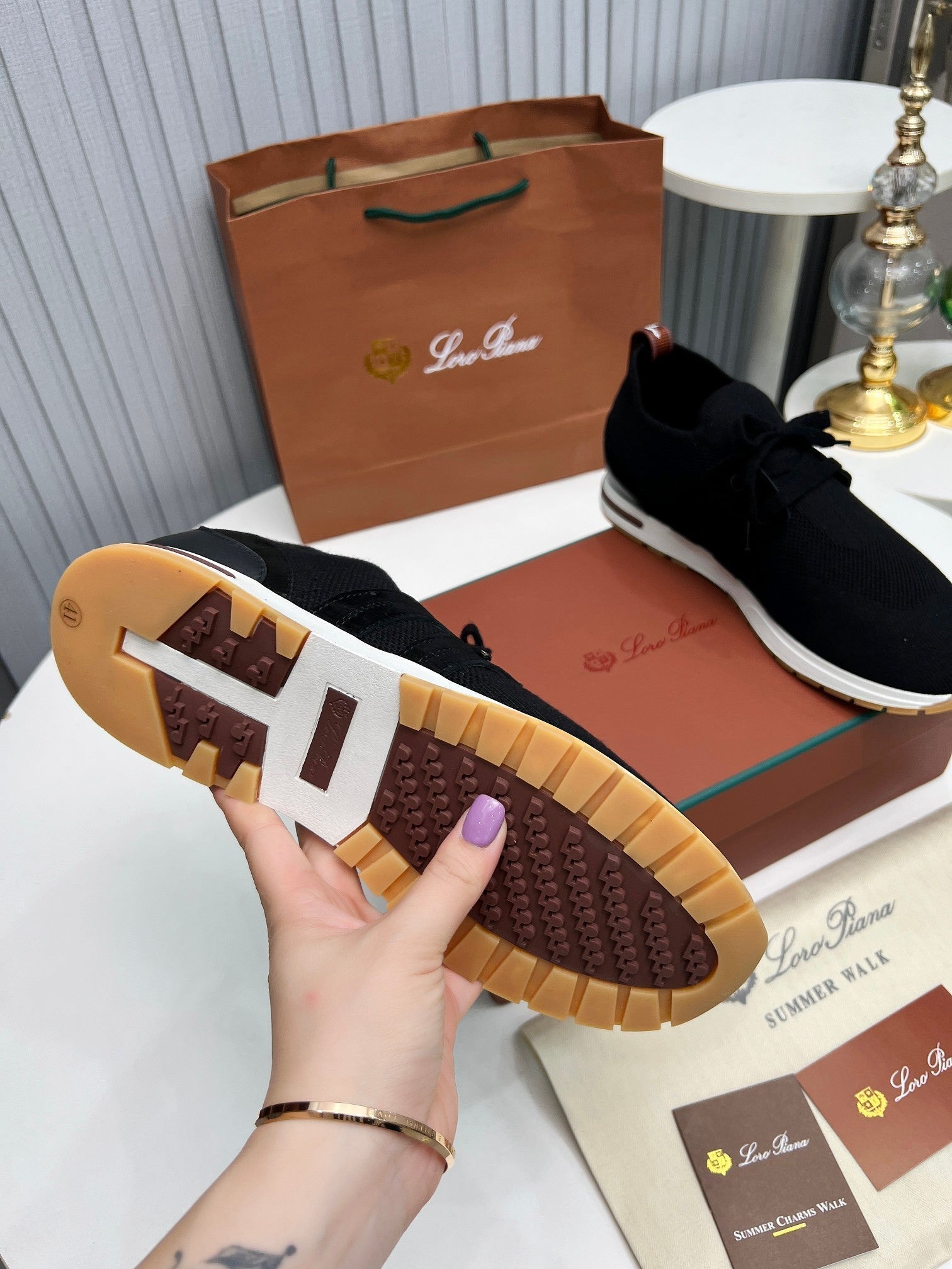 LP 360 FLEXY WALK SNEAKER BLACK FABRICS