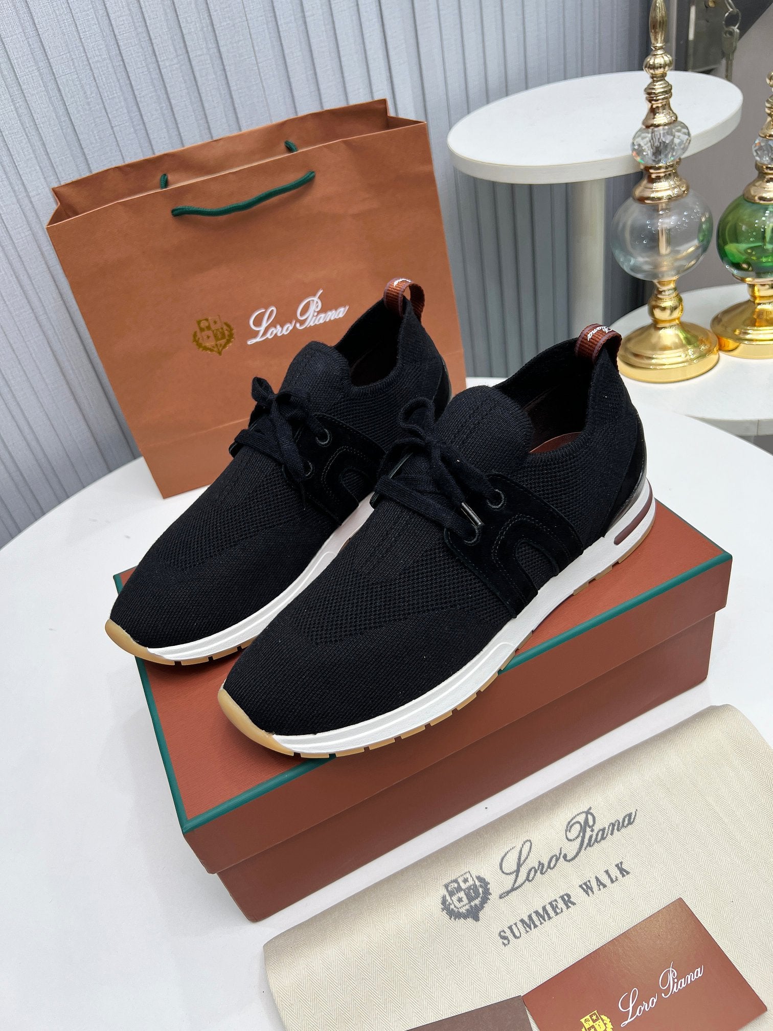 LP 360 FLEXY WALK SNEAKER BLACK FABRICS