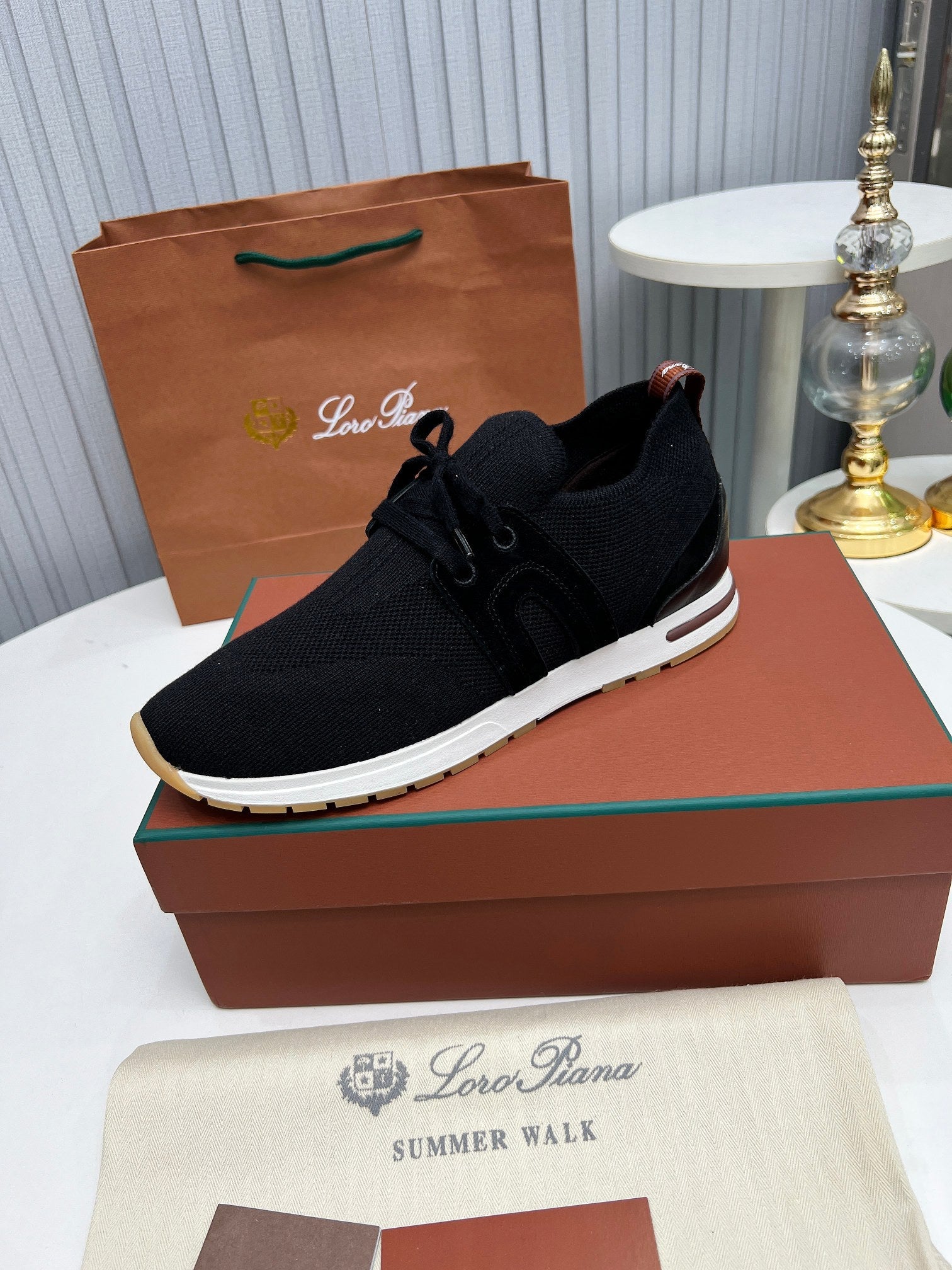 LP 360 FLEXY WALK SNEAKER BLACK FABRICS