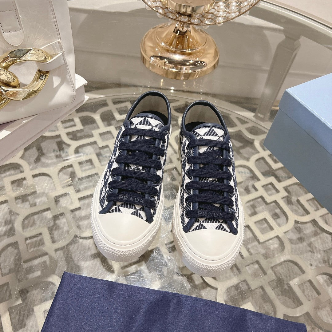 PRA 26S Sneaker Black White Canvas 625936