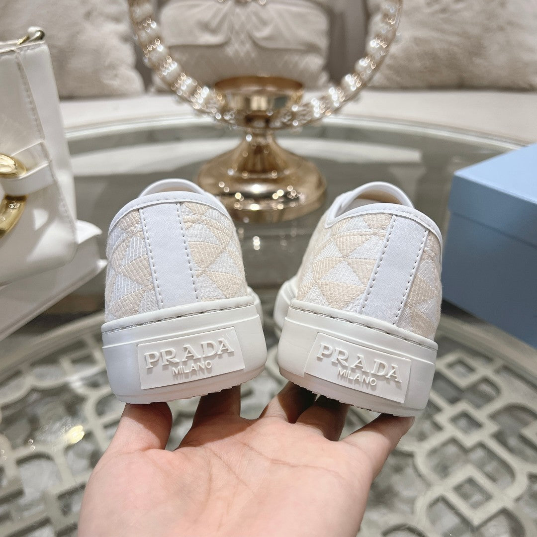 PRA 26S Sneaker White Cream Canvas 625935