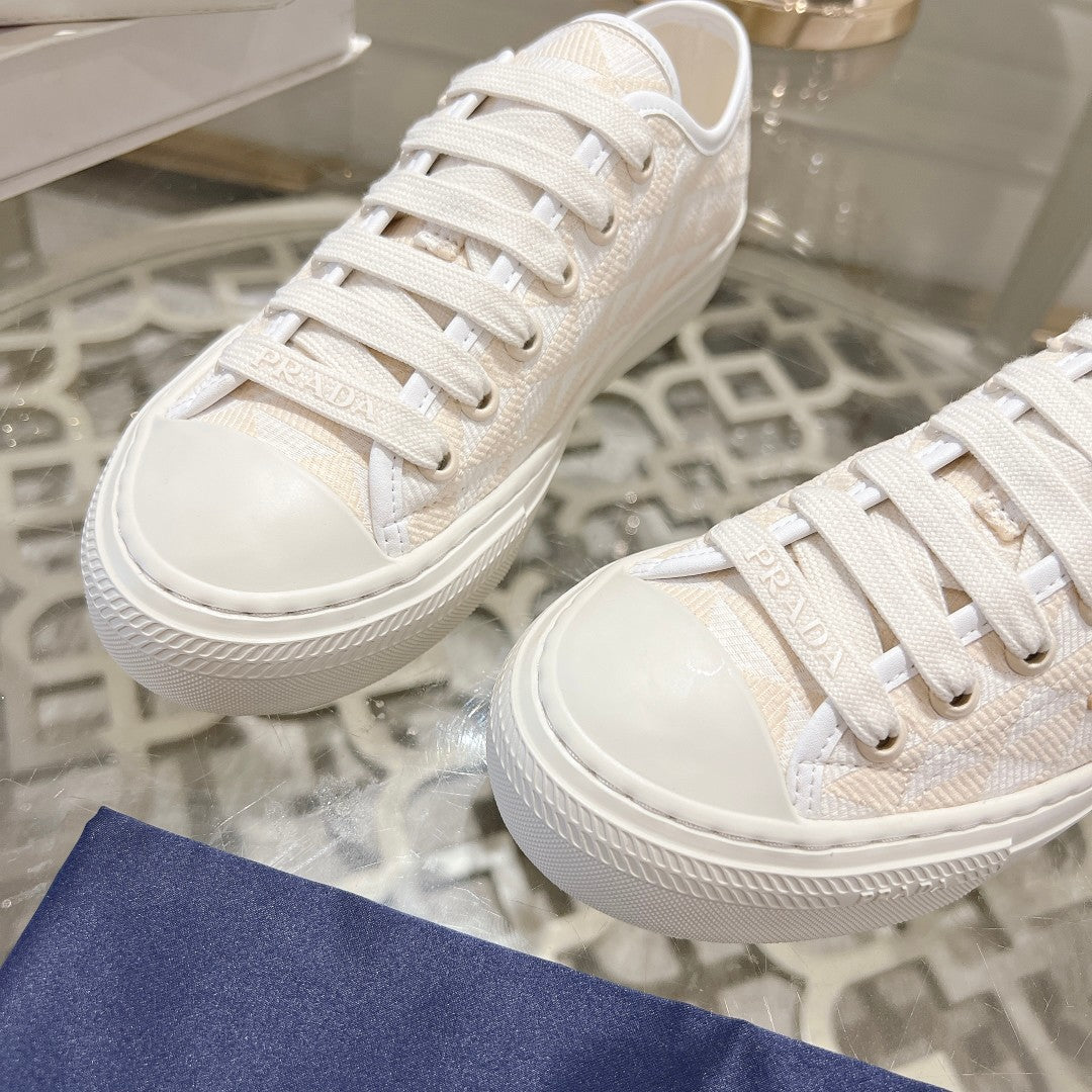 PRA 26S Sneaker White Cream Canvas 625935