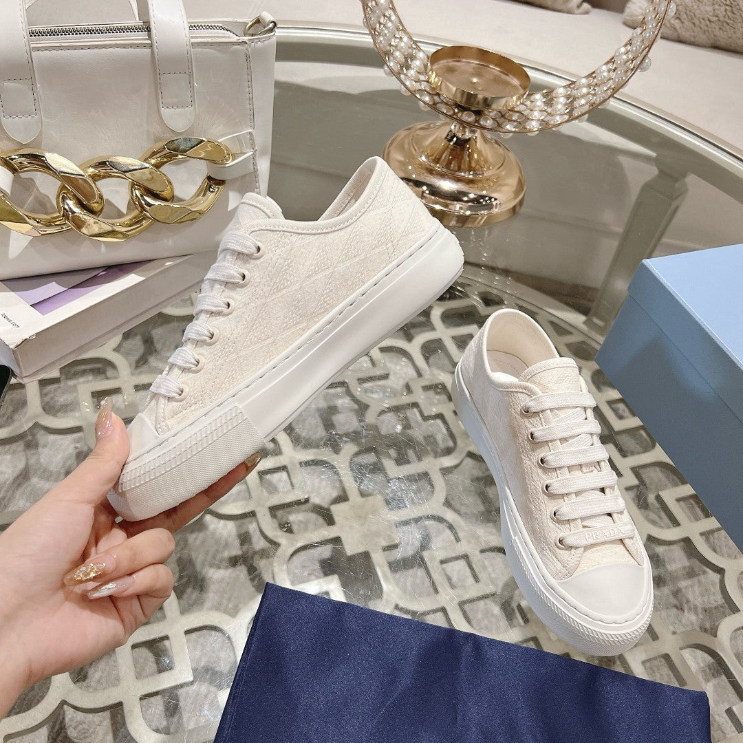 PRA 26S Sneaker White Canvas 625934