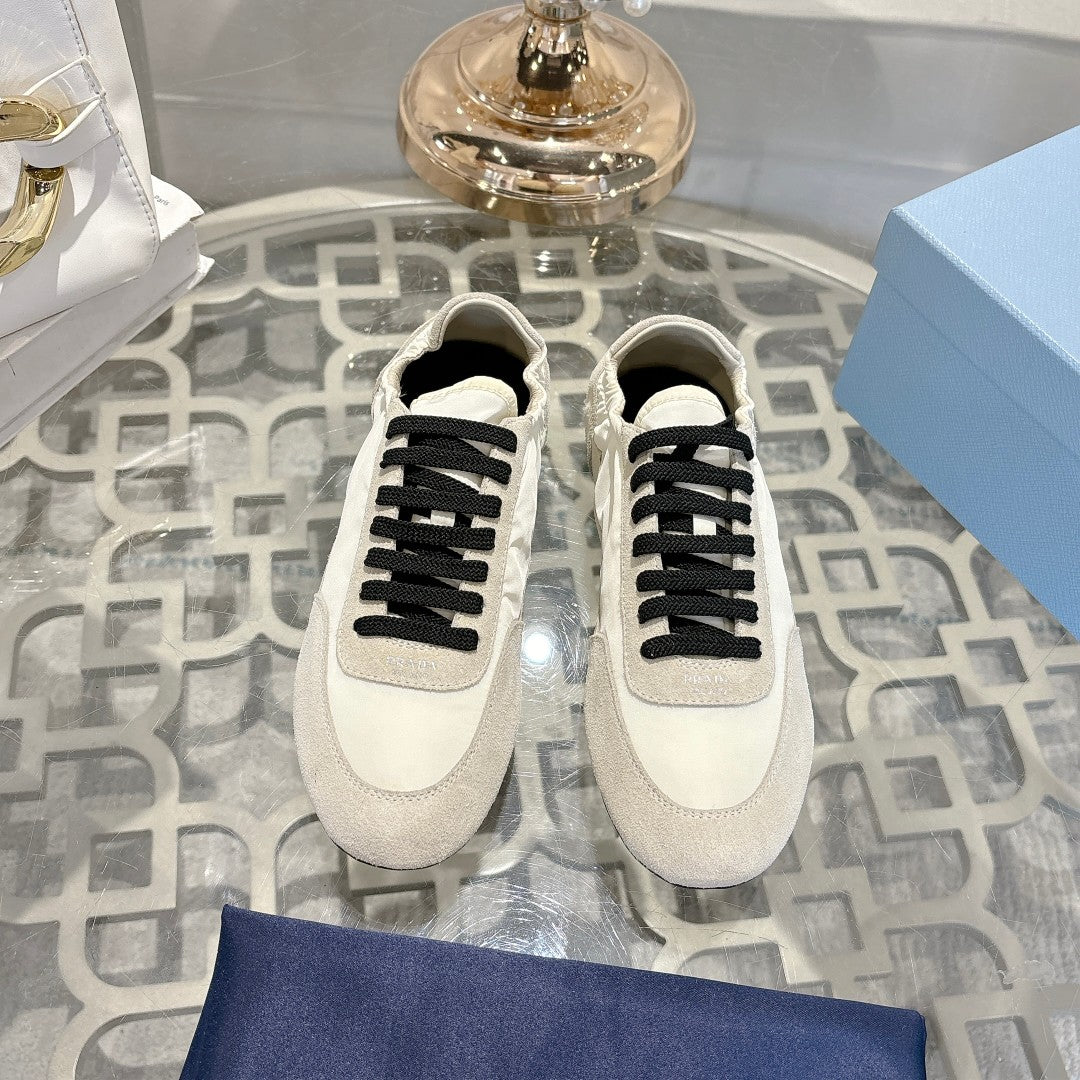 PRA 26S Casual Sneaker Light Beige Canvas Suede 625958