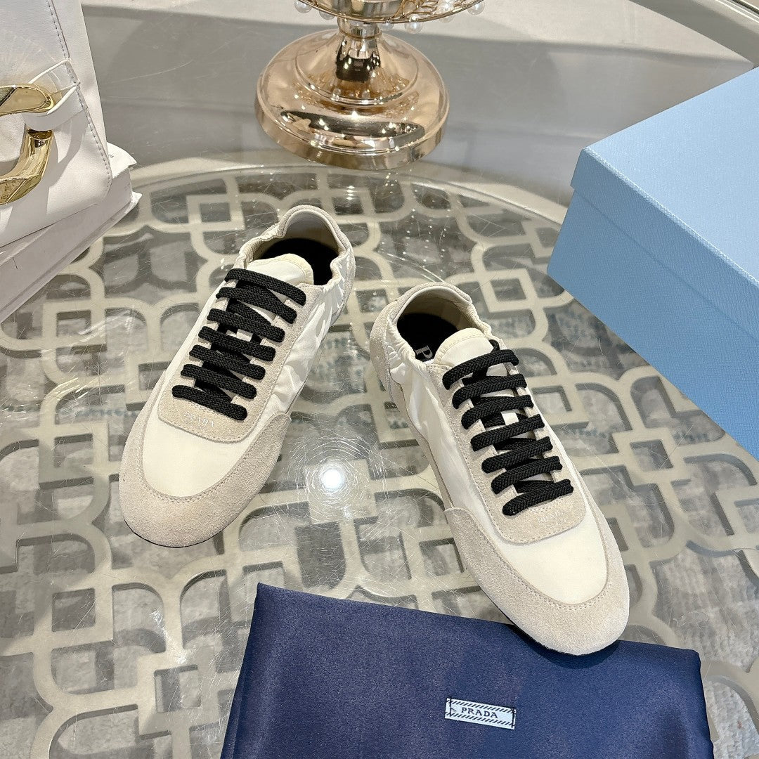 PRA 26S Casual Sneaker Light Beige Canvas Suede 625958