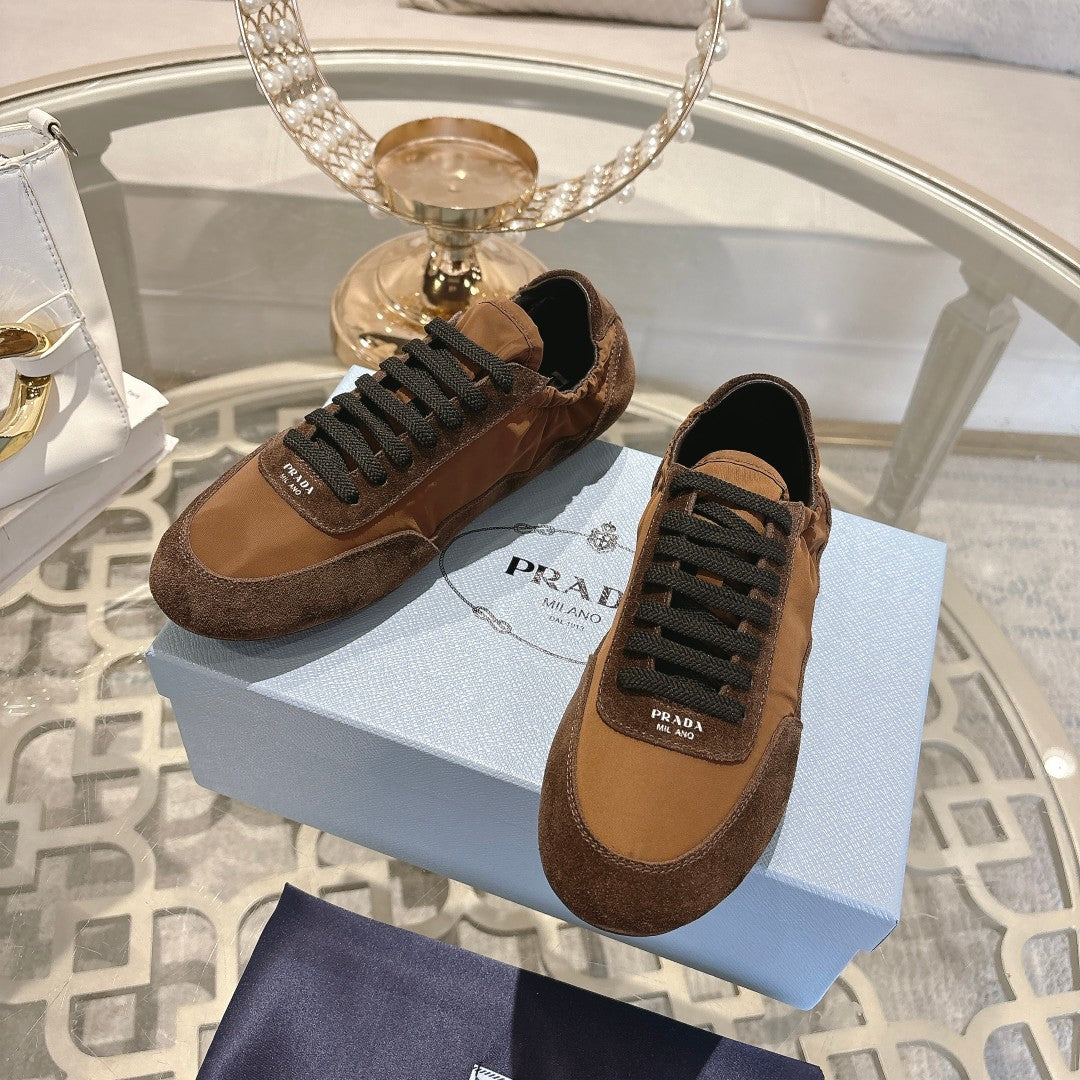 PRA 26S Casual Sneaker Brown Canvas Suede 625962