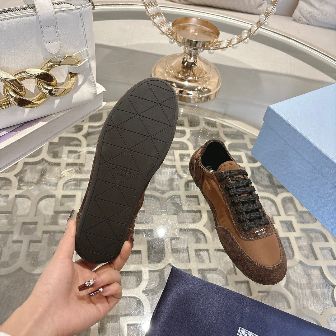 PRA 26S Casual Sneaker Brown Canvas Suede 625962