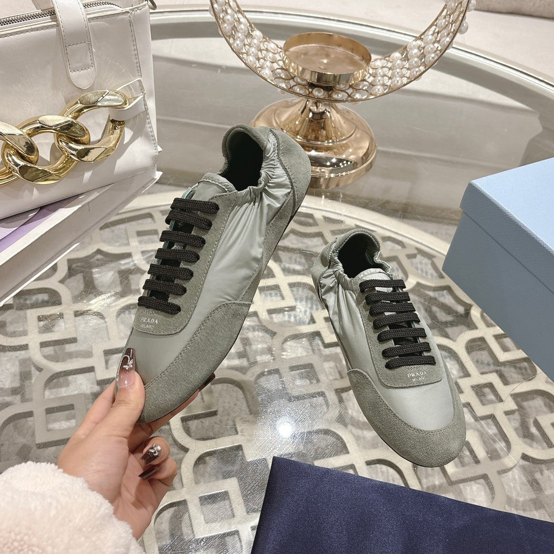 PRA 26S Casual Sneaker Gray Canvas Suede 625955