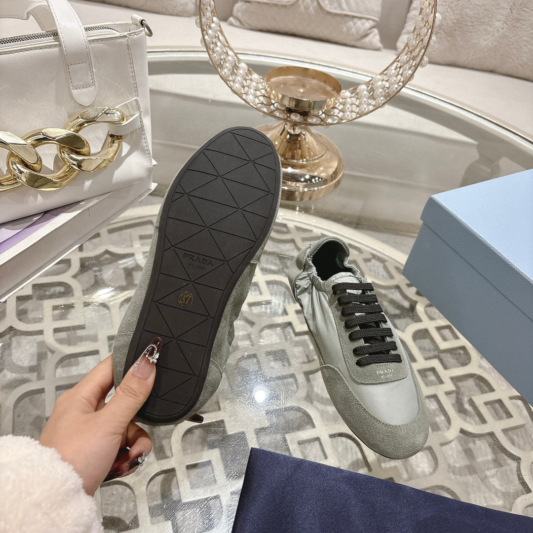 PRA 26S Casual Sneaker Gray Canvas Suede 625955