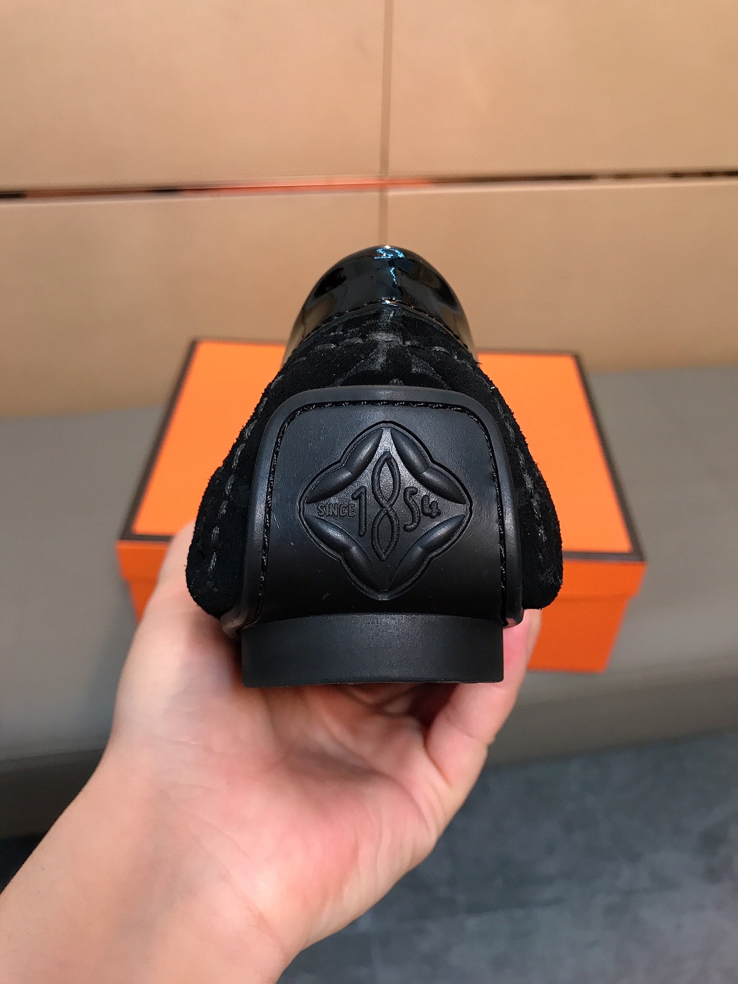 LV LOAFERS IN BLACK MONOGRAM SUEDE