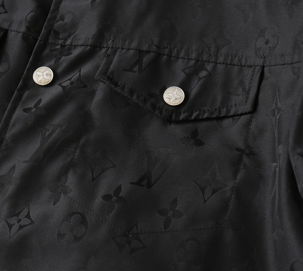 LV SHIRT JACKET BLACK MONOGRAM 239044