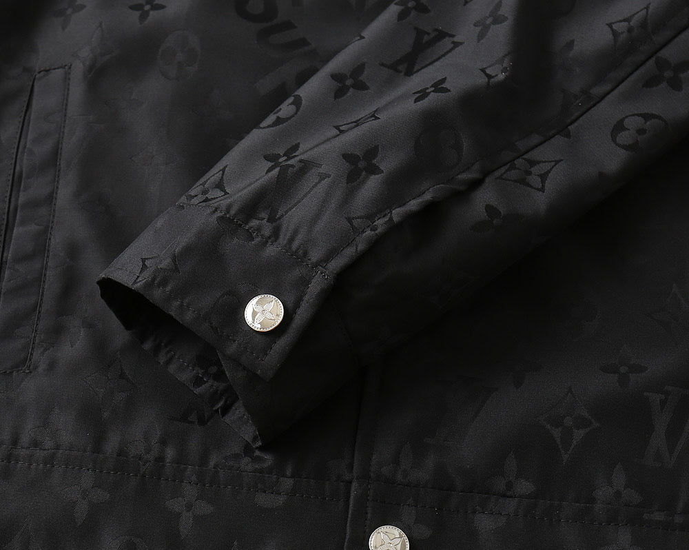 LV SHIRT JACKET BLACK MONOGRAM 239044