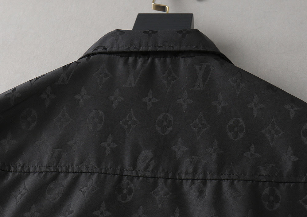 LV SHIRT JACKET BLACK MONOGRAM 239044