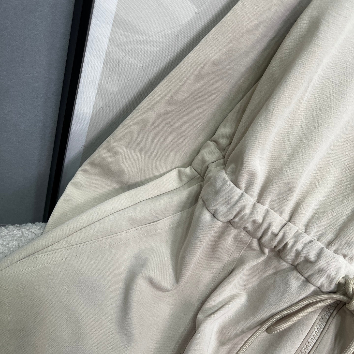 MC 2025 Dress Beige Cotton