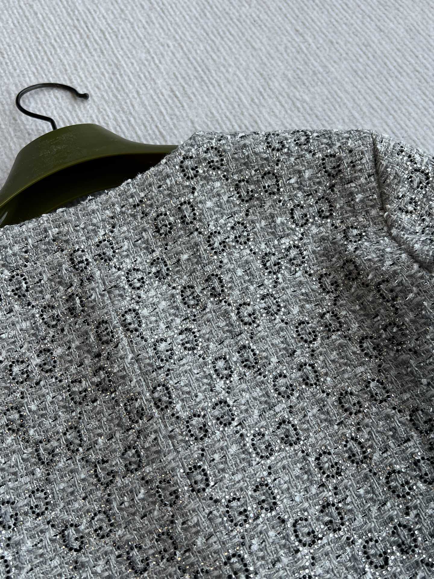 GG 25 Jacket Gray Diamond Tweed 0016