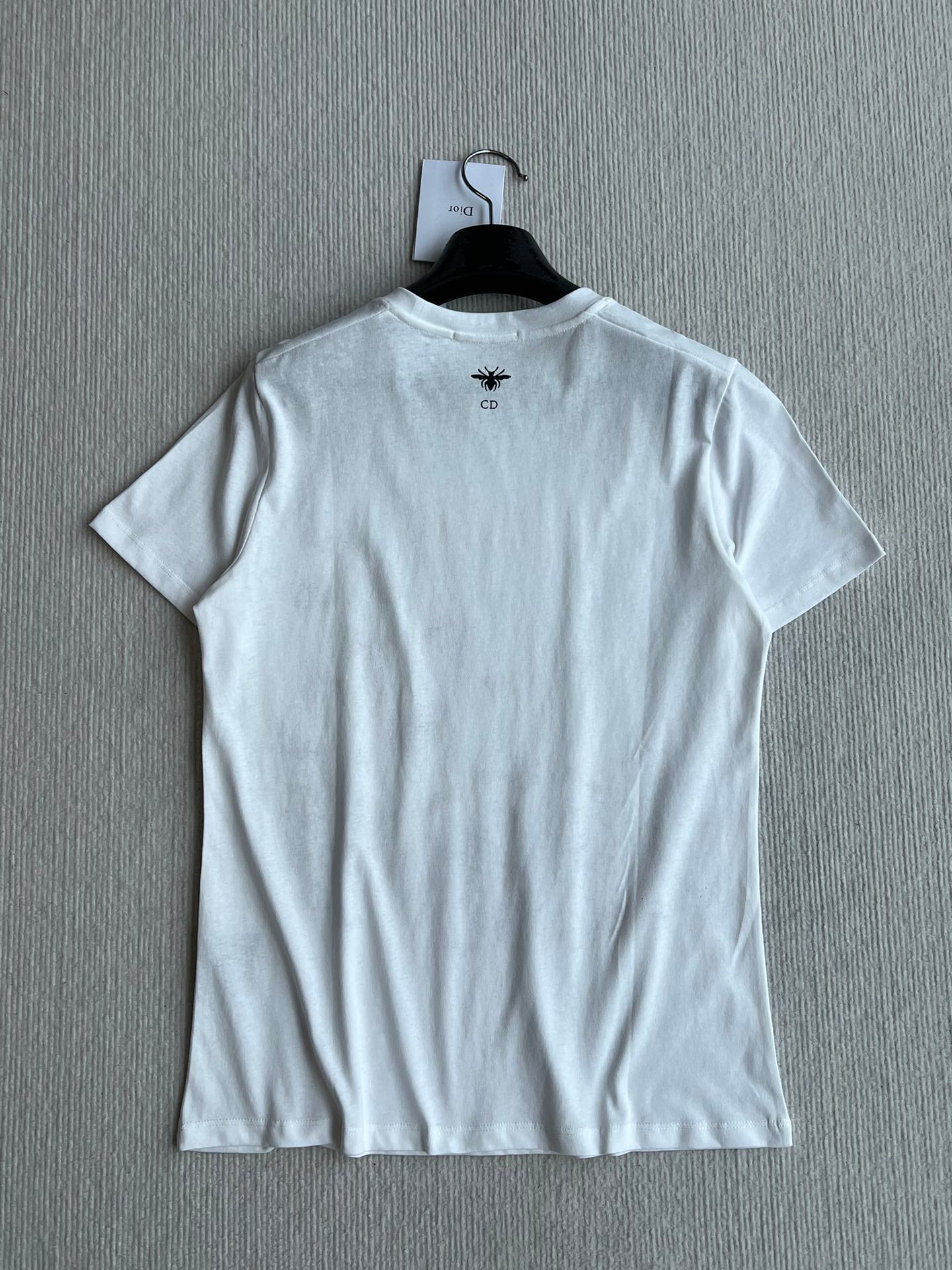 CD 25 Butterfly Short-sleeved T-shirt White