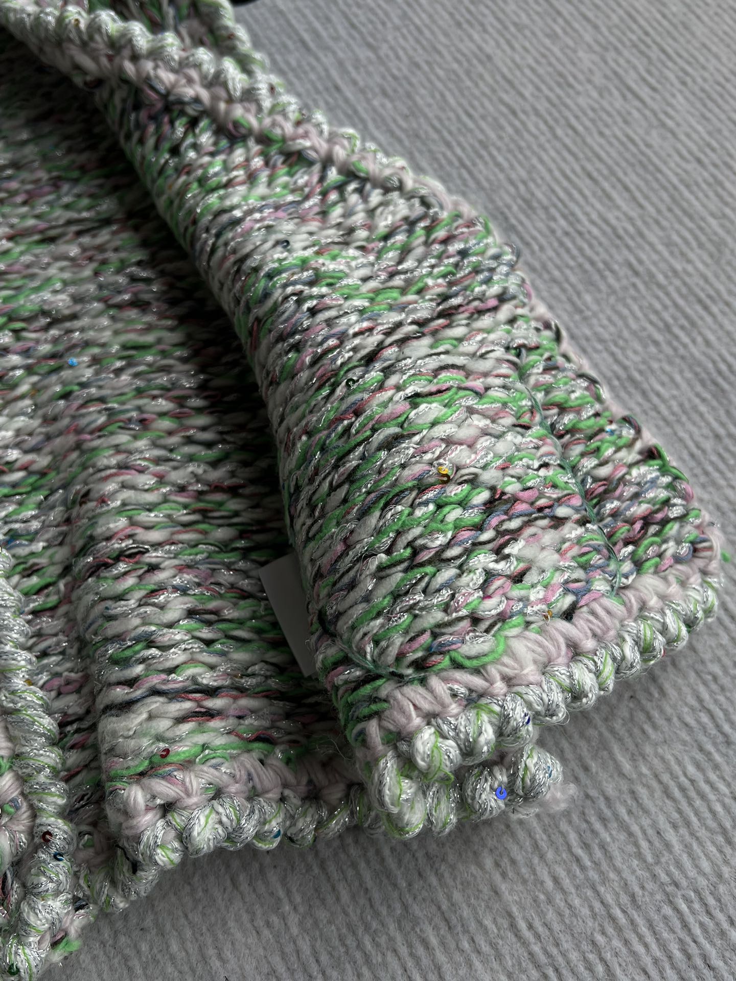 Chanel 2025 Vest Green Wool Cotton 318430