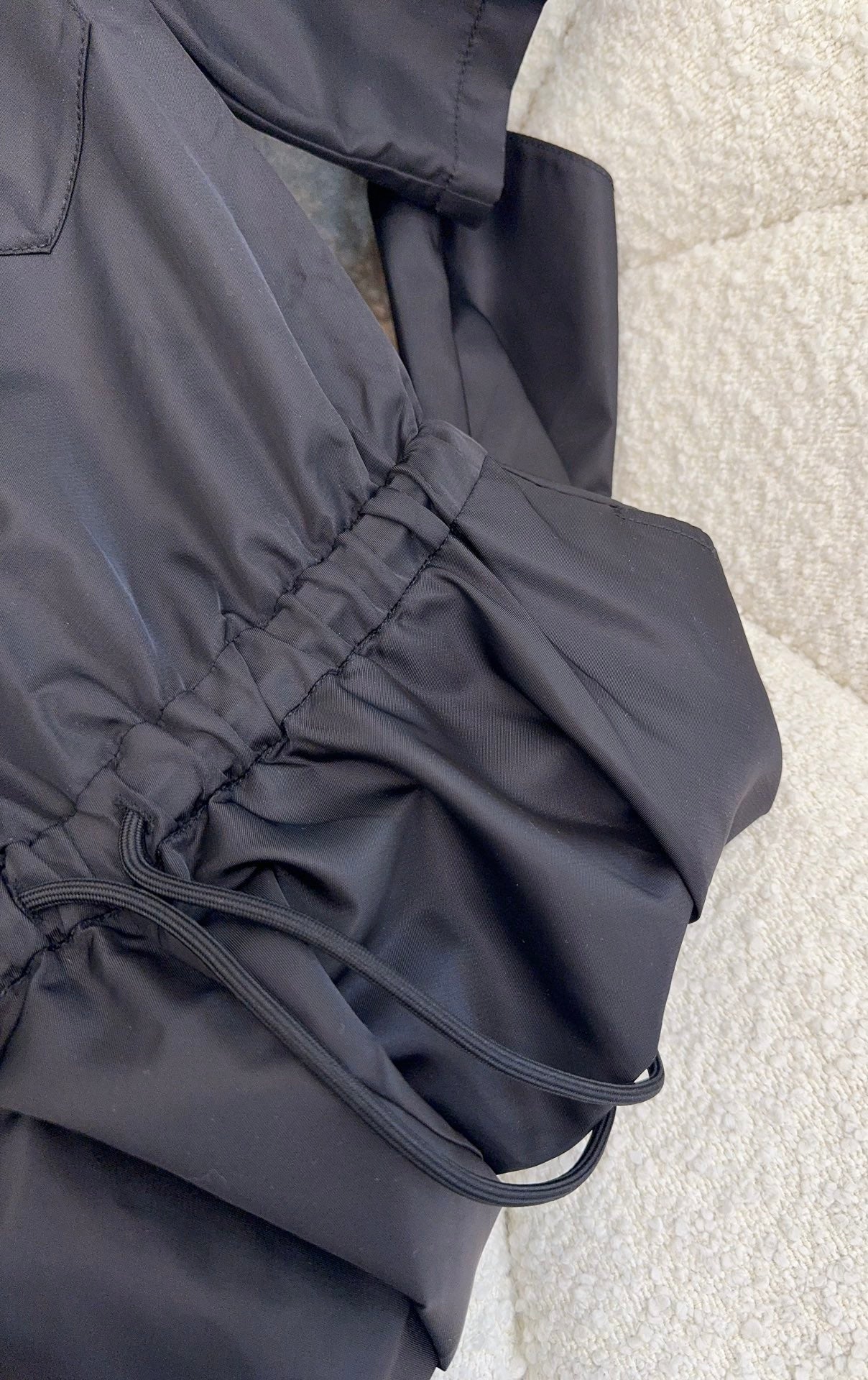 Prada 25 Short-sleeved Dress Black Re-Nylon