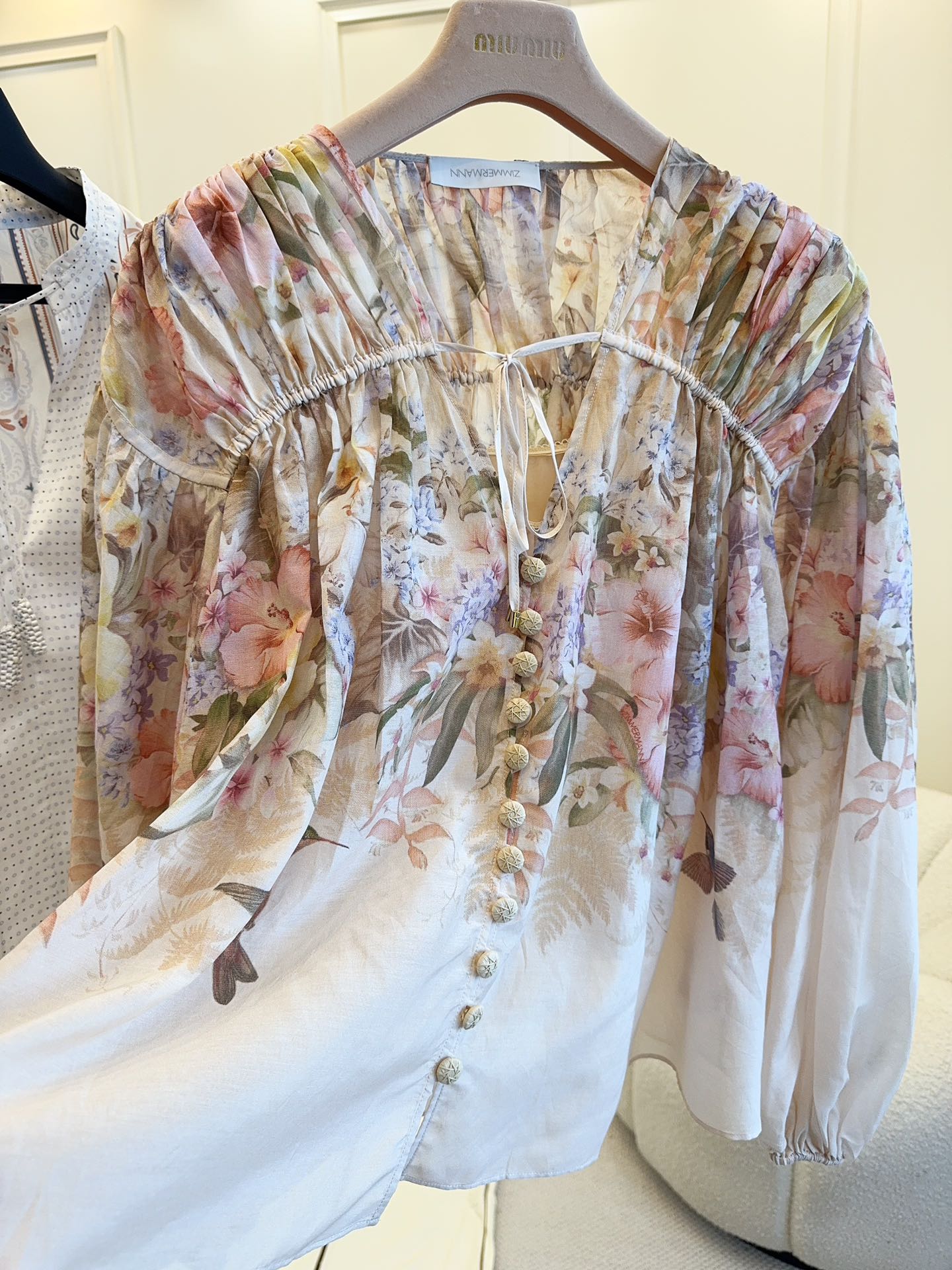 Zimmermann Blouse 25 Linen Silk 027