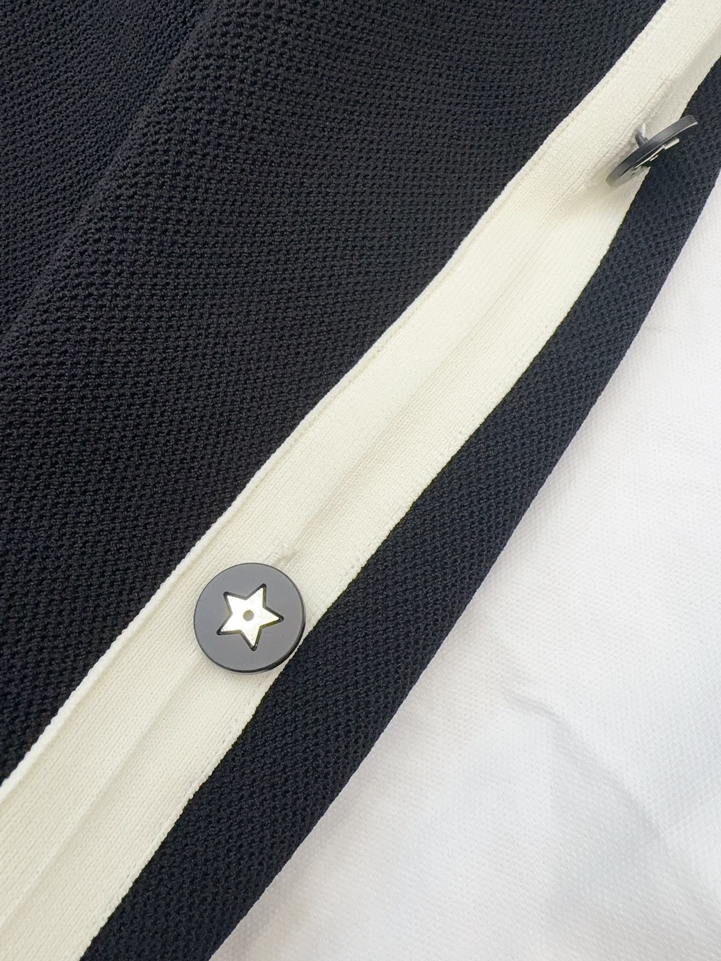 CD 25 Knitted Dress Black Cotton