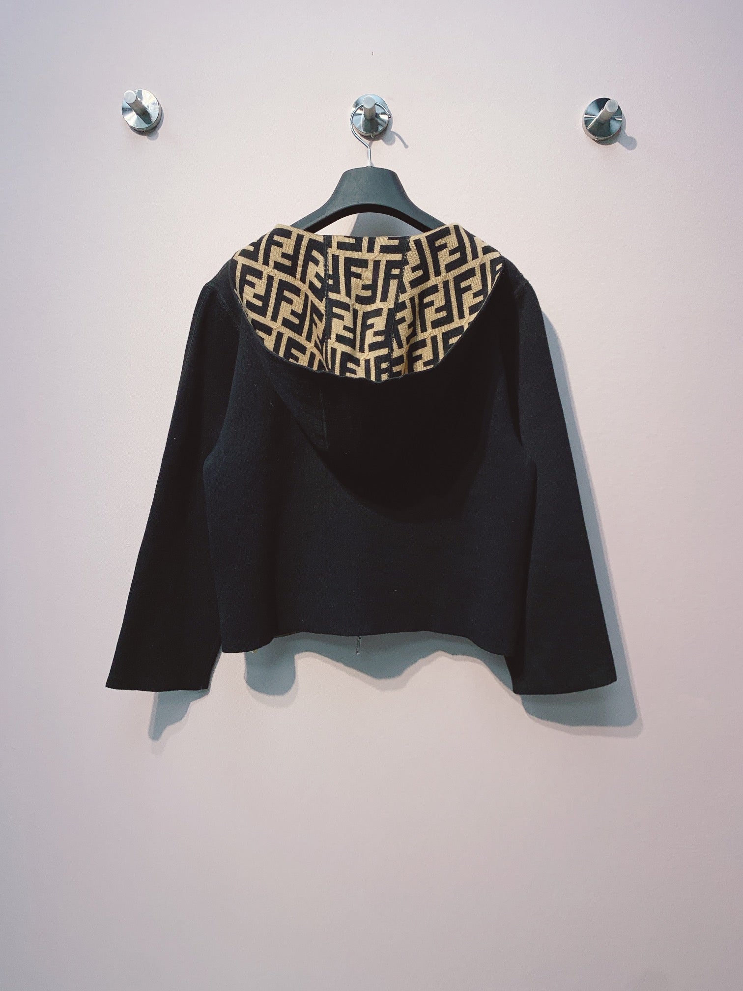 Fendi 25 Jacket Black Wool 0017