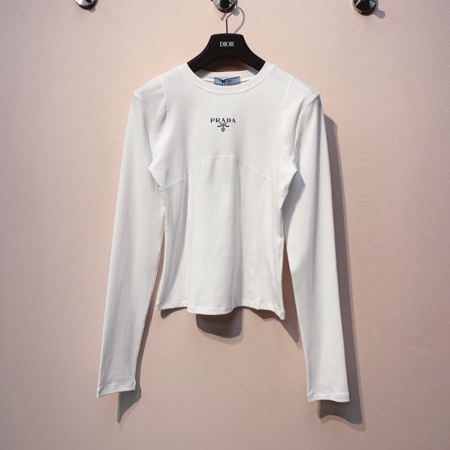 Prada 25 Long-sleeved T-shirt Cotton 296096